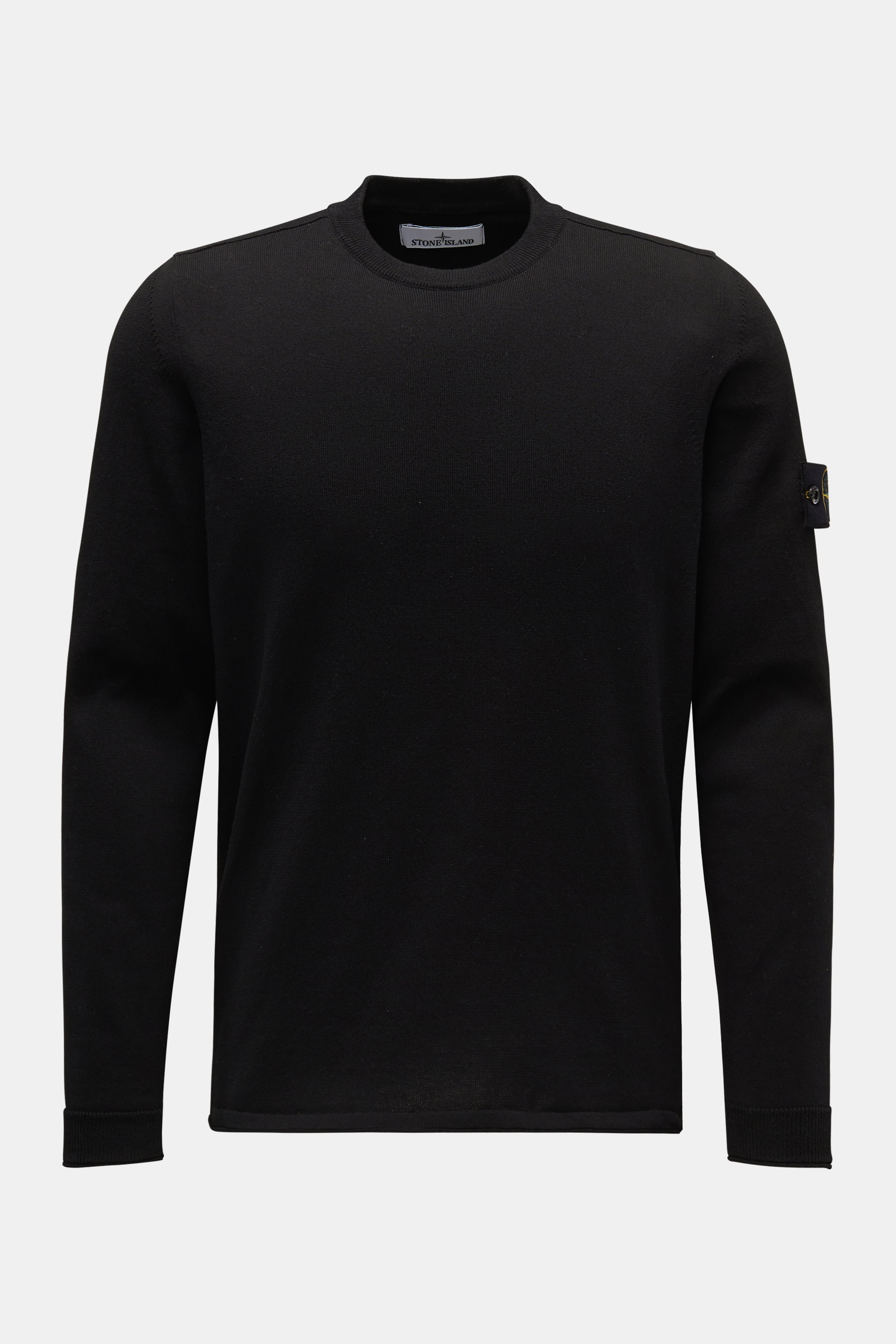 Stone Island Rundhalspullover schwarz