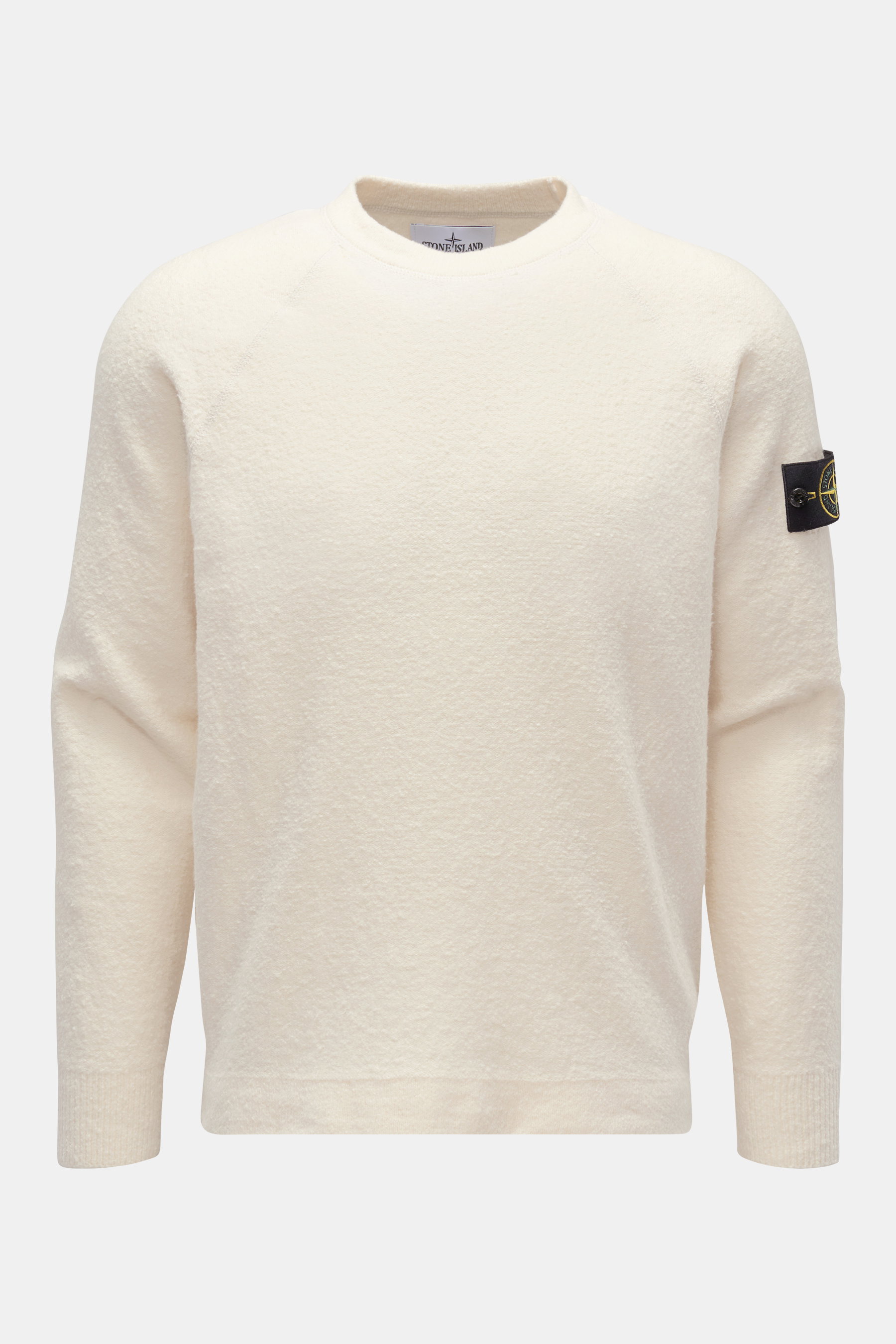 Stone Island Rundhalspullover creme