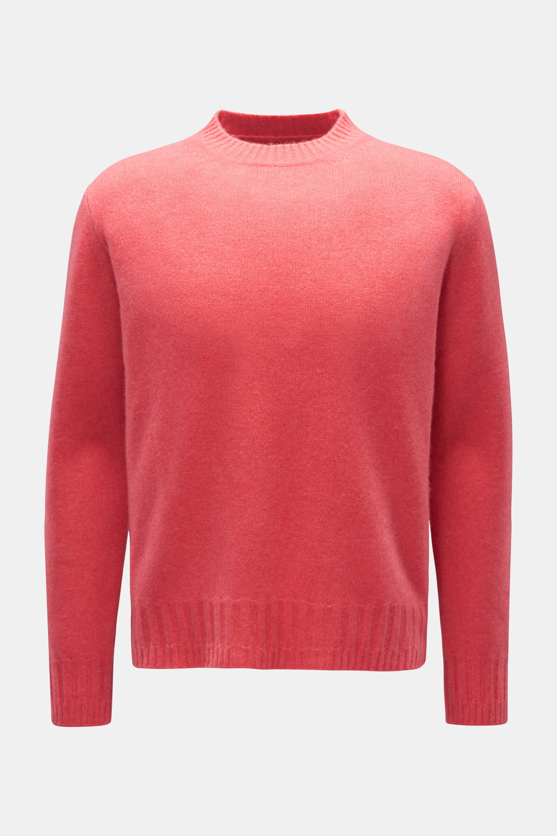 Lunaria Cashmere Cashmere Rundhalspullover koralle