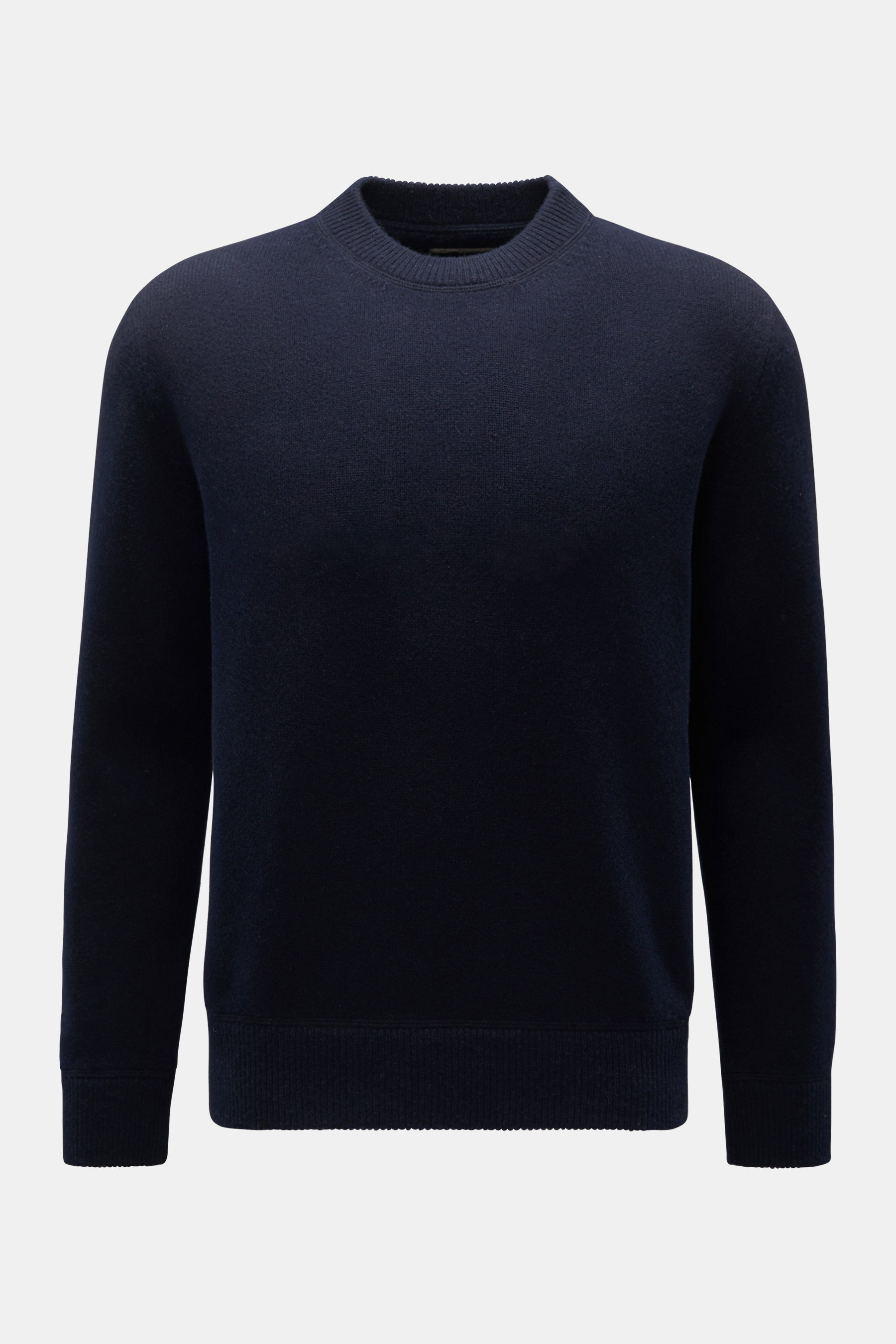 Lunaria Cashmere Cashmere Rundhalspullover navy