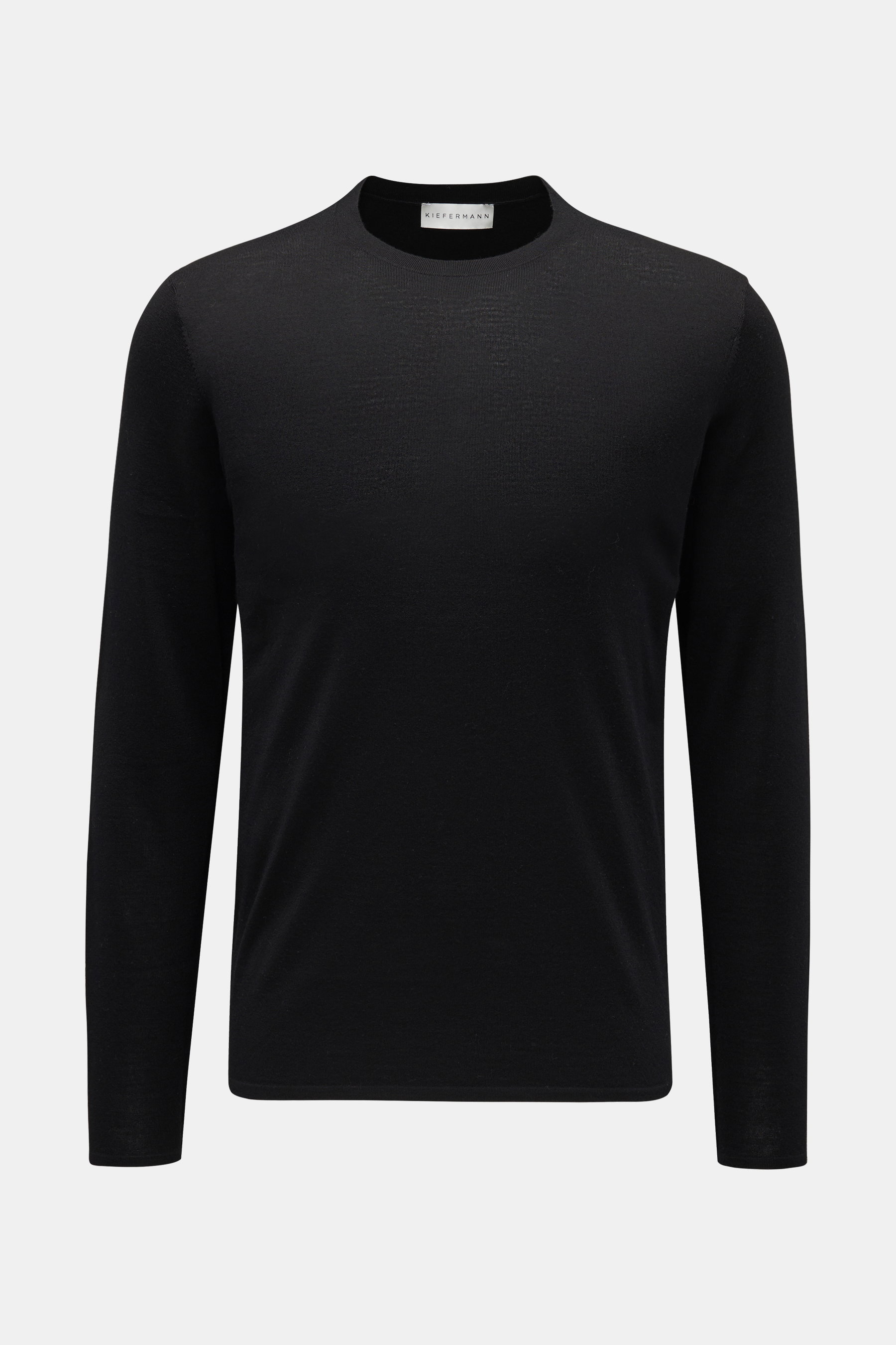 Kiefermann Merino Feinstrick-Pullover 'Marley' schwarz