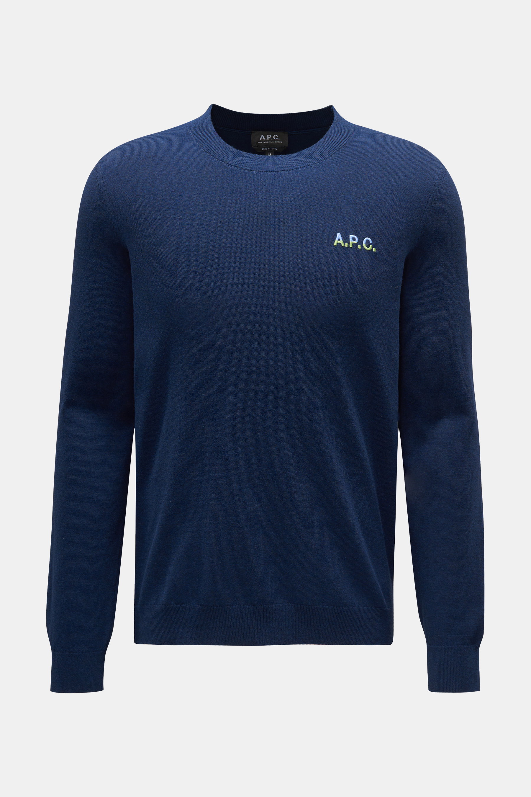 A.P.C. Rundhalspullover 'Alois' navy