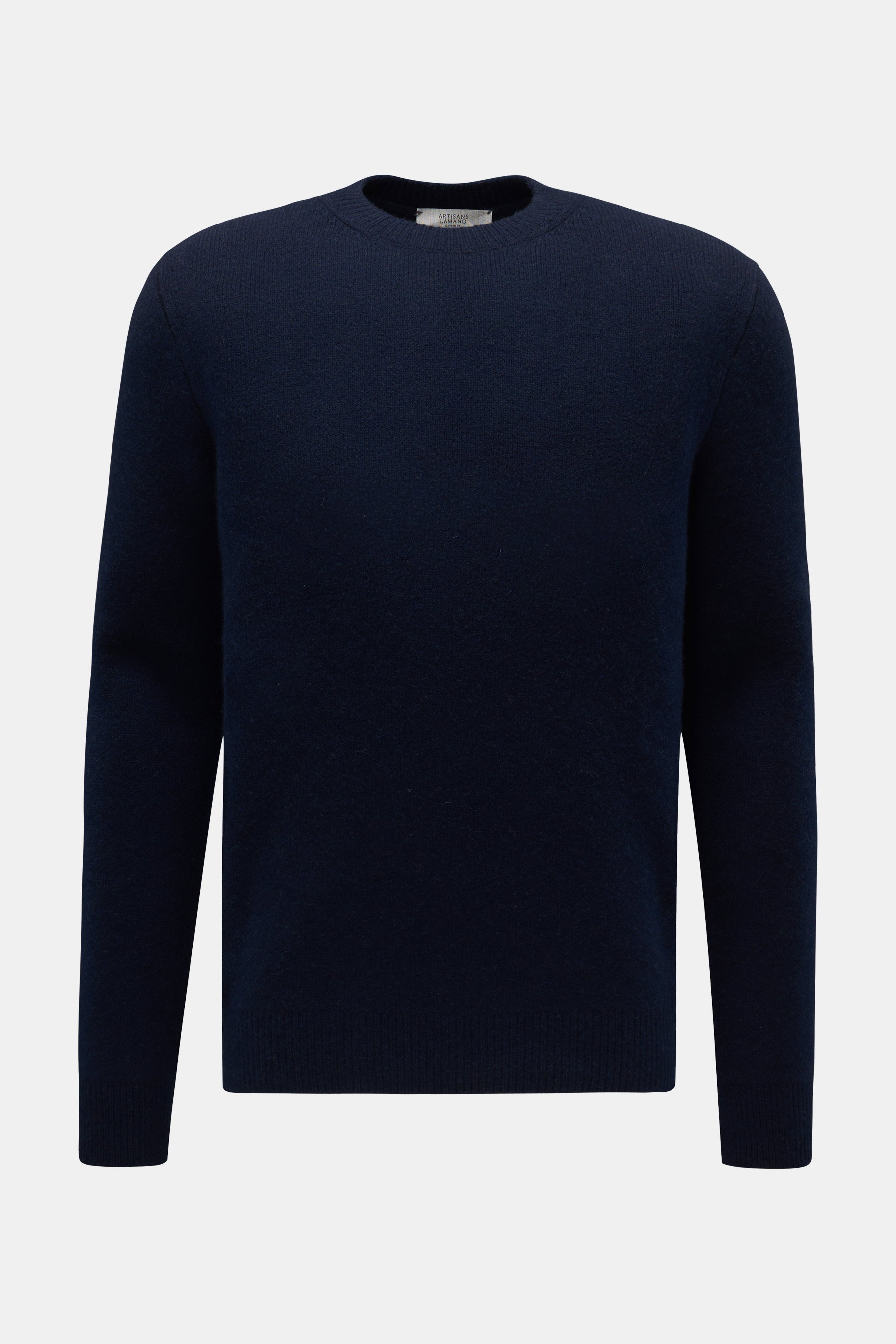 Lamano Artisans Cashmere Rundhalspullover navy