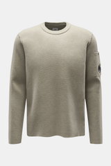 C.P. Company Rundhalspullover graugrün
