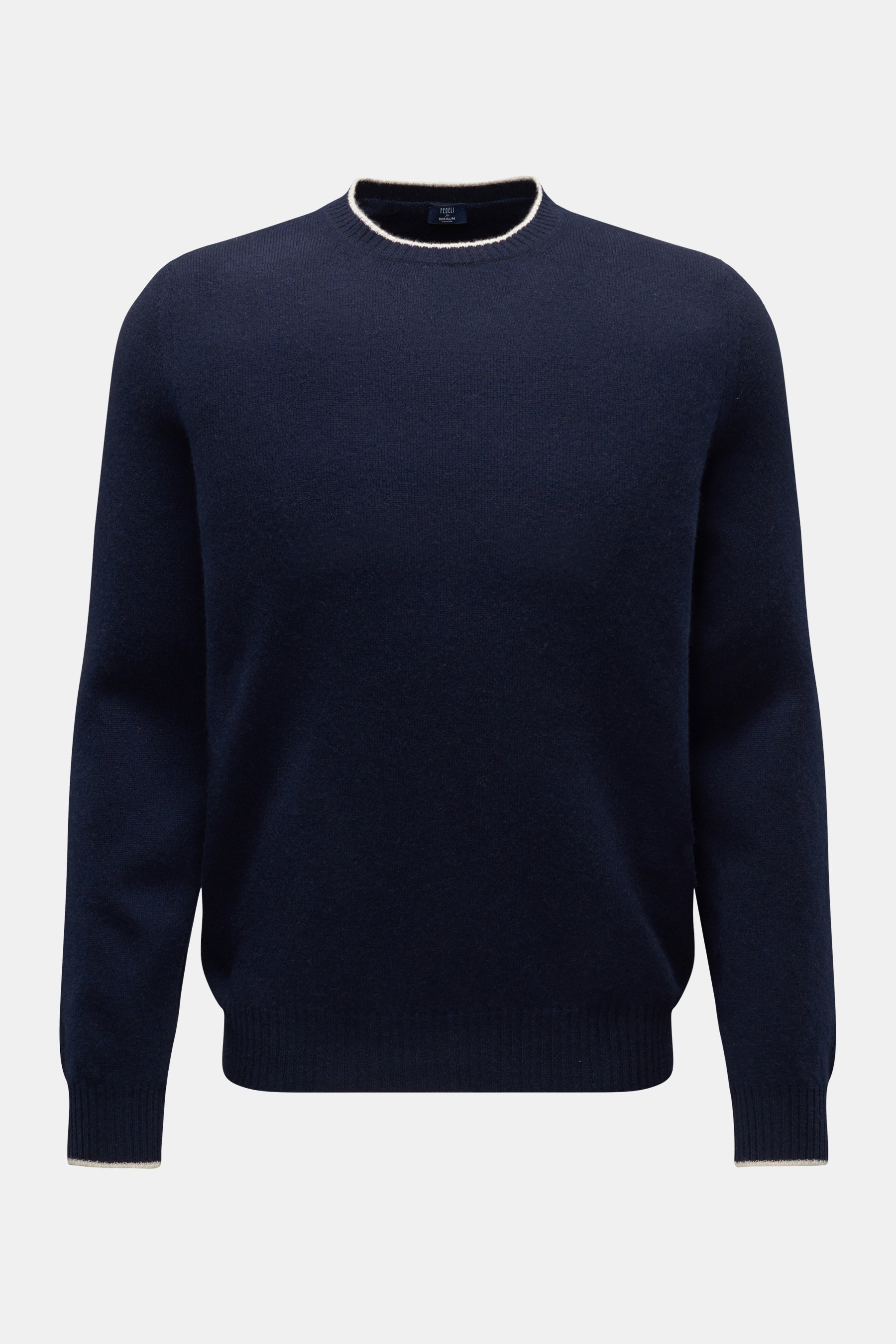 Fedeli Cashmere Pullover 'Persia' navy