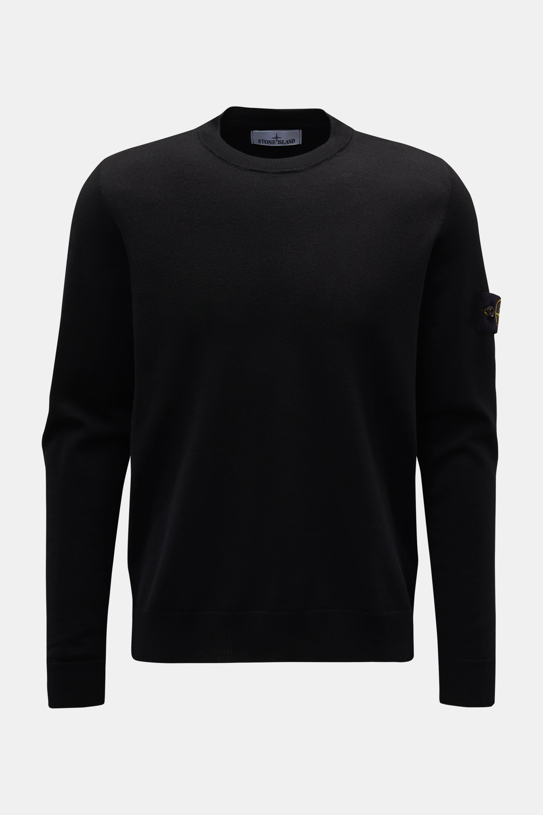 Stone Island Rundhalspullover schwarz