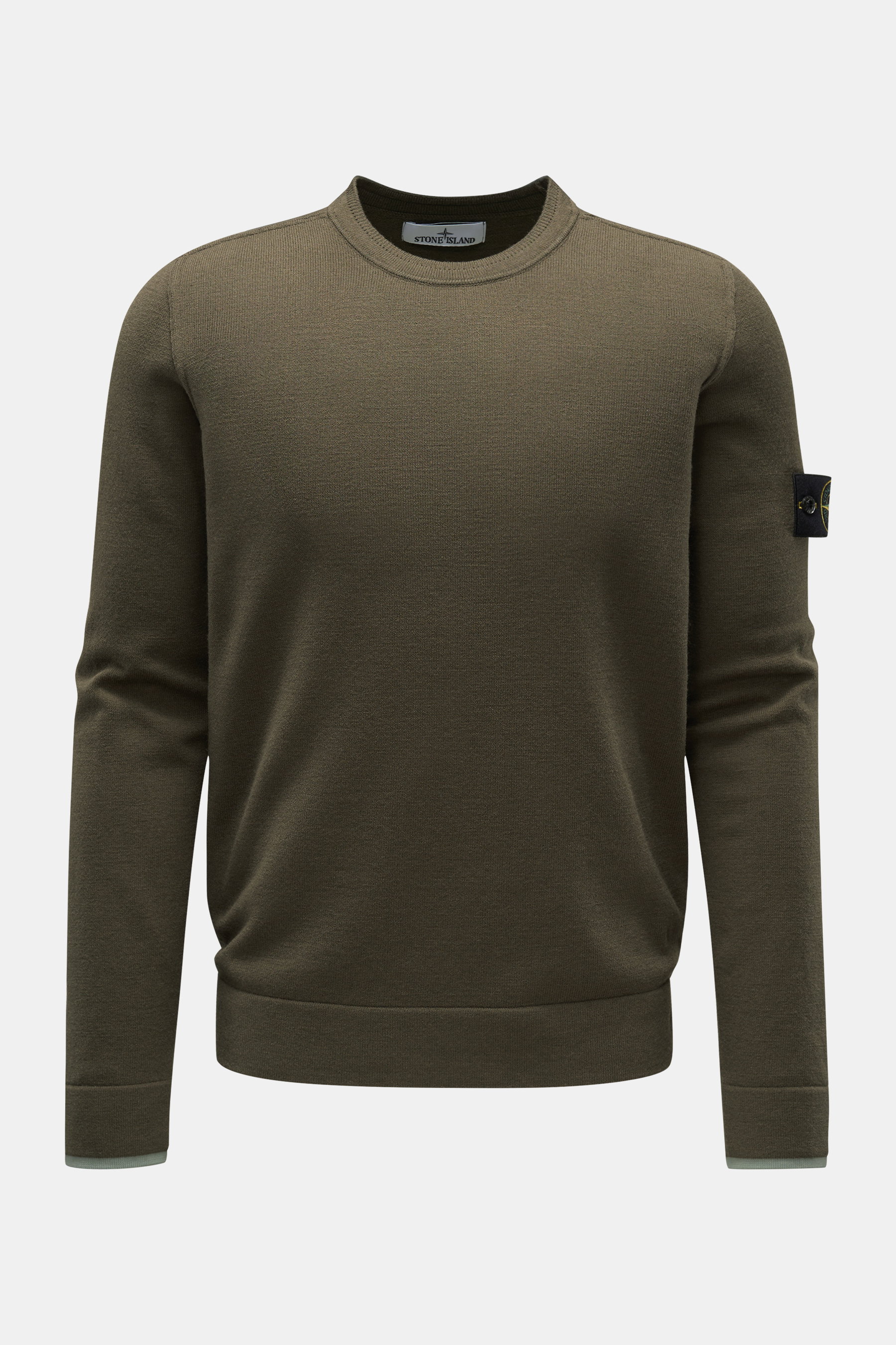 Stone Island Rundhalspullover dark olive