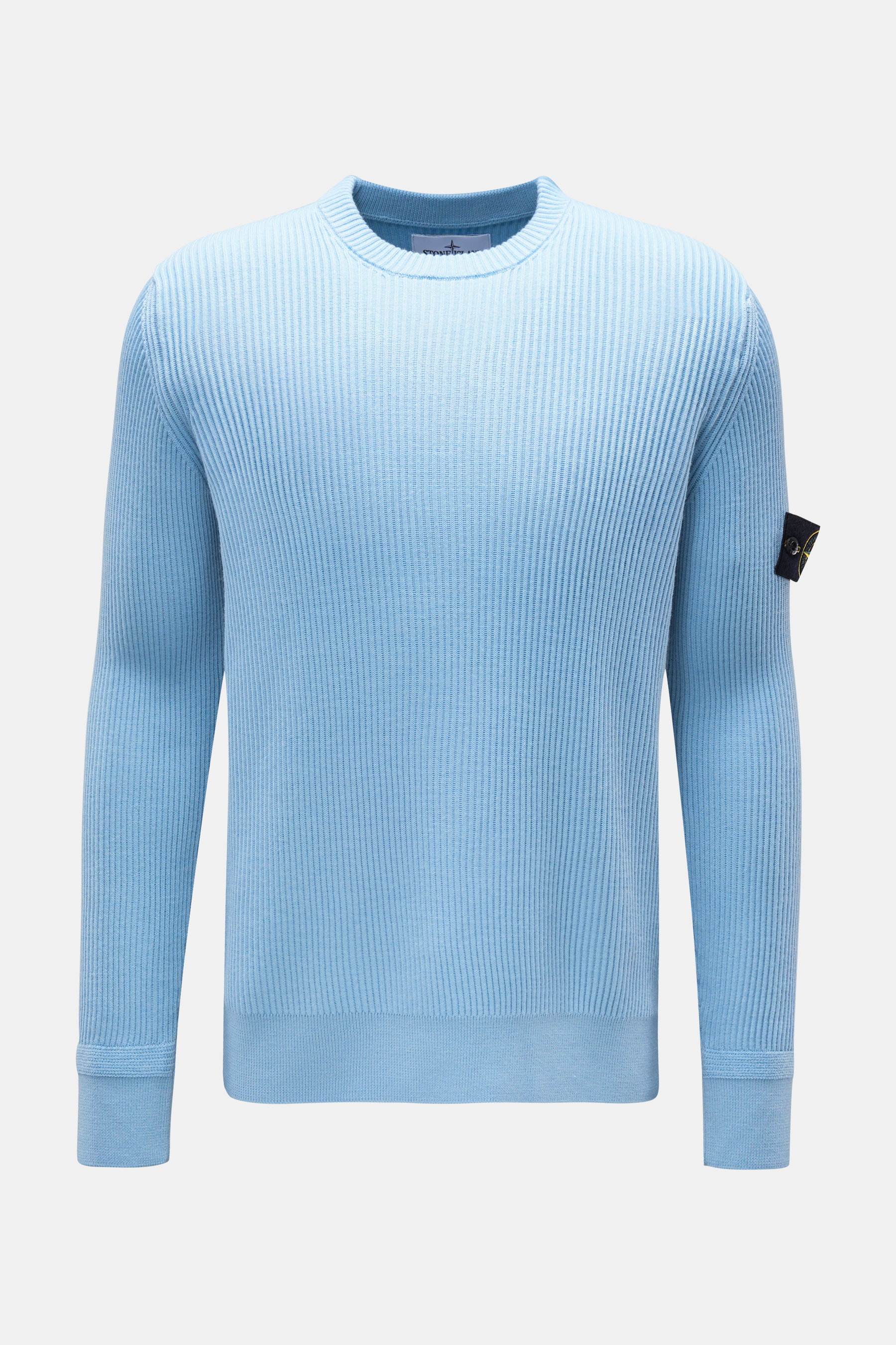 Stone Island Rundhalspullover hellblau
