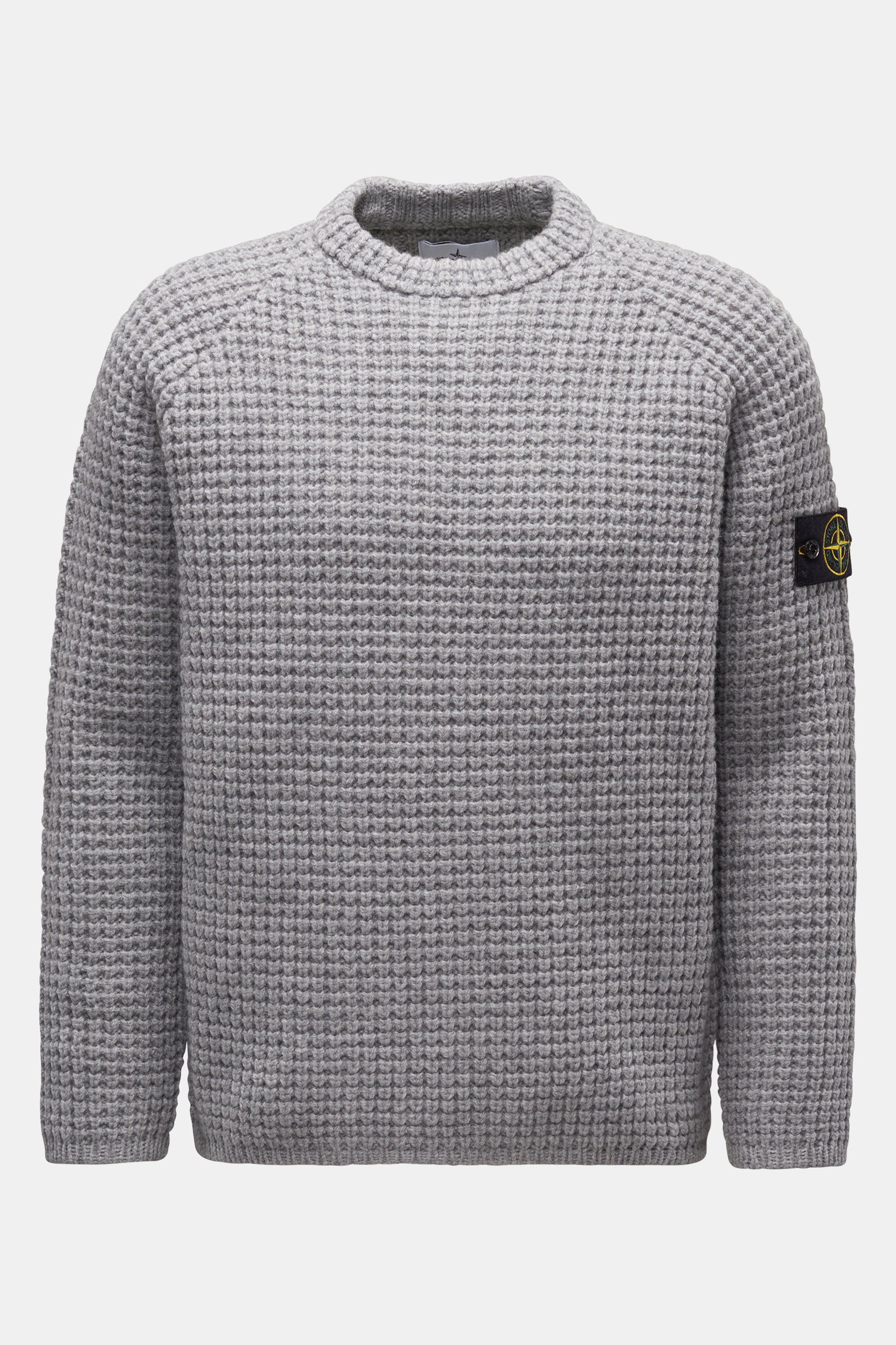 Stone Island Rundhalspullover grau