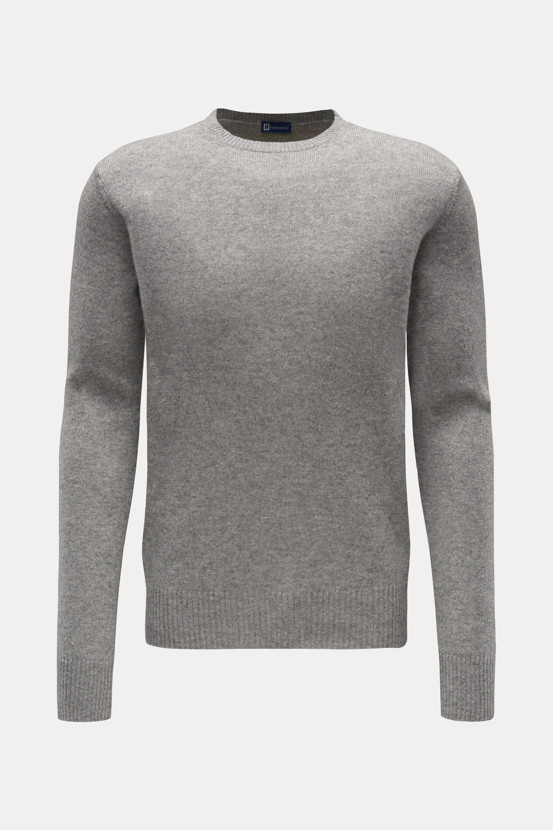 Hindustrie Cashmere Rundhalspullover grau
