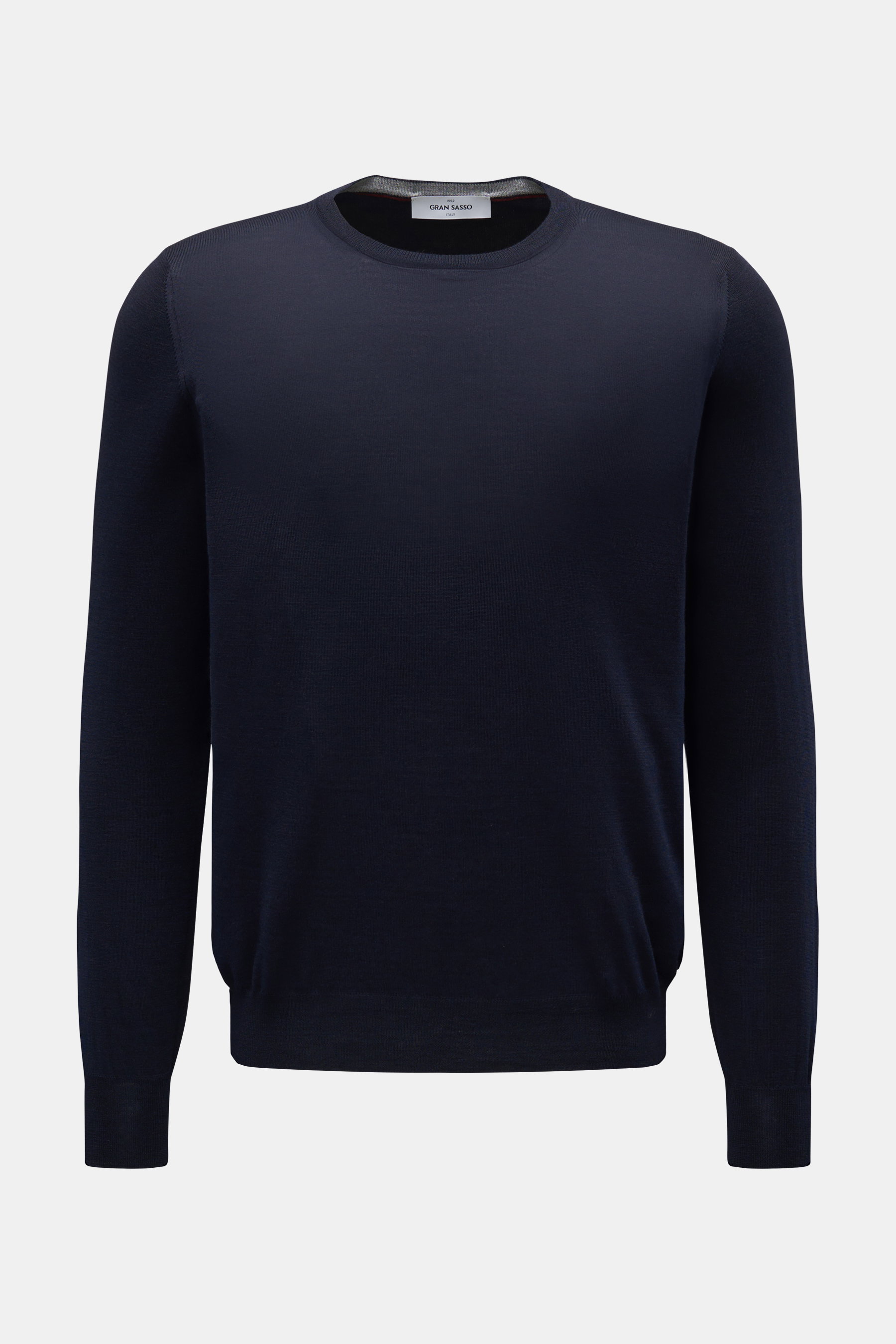 Gran Sasso Feinstrick-Rundhalspullover navy