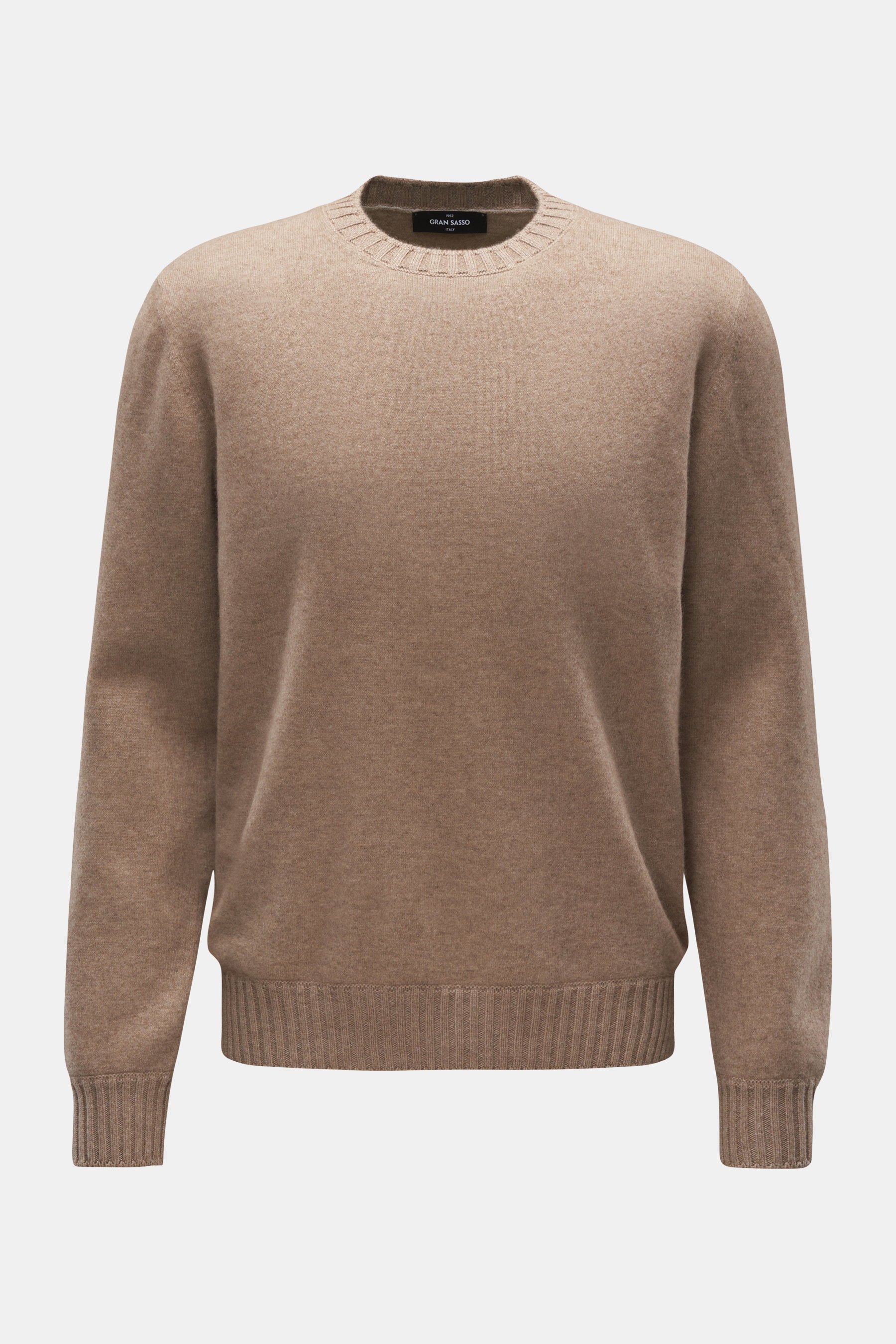 Gran Sasso Cashmere Rundhalspullover beige