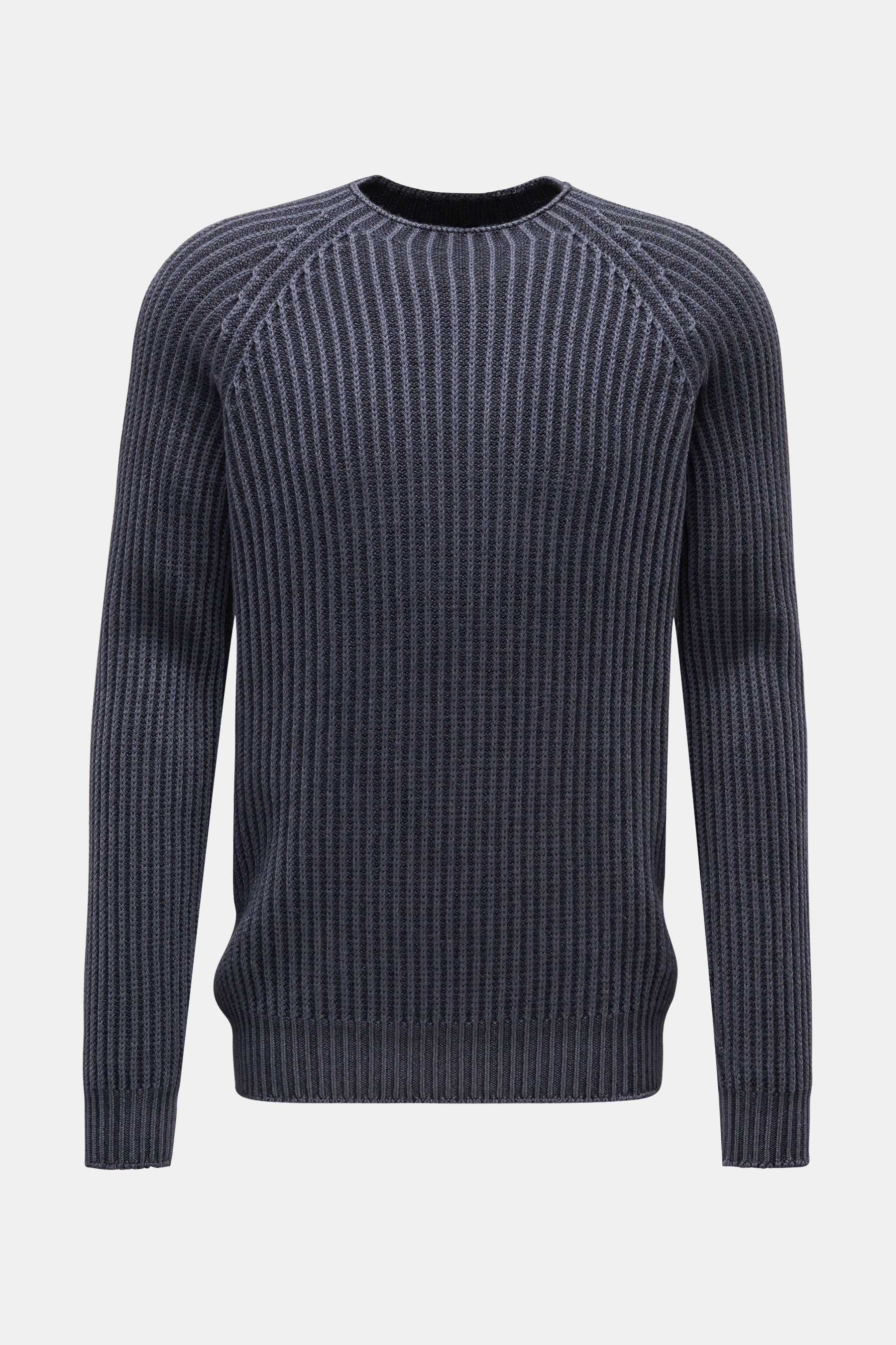 Wende-Rundhalspullover 'Foggy Rip' navy/dunkelgrau