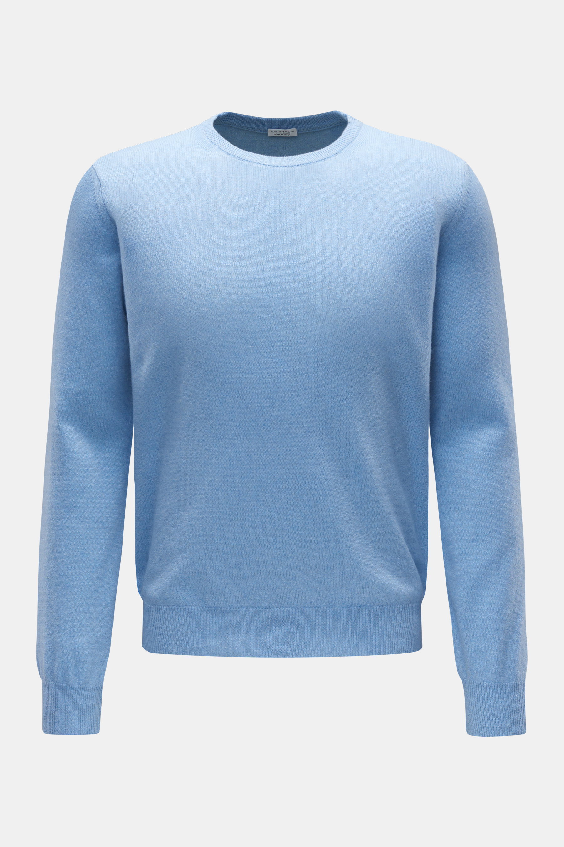 von Braun Cashmere Rundhalspullover hellblau