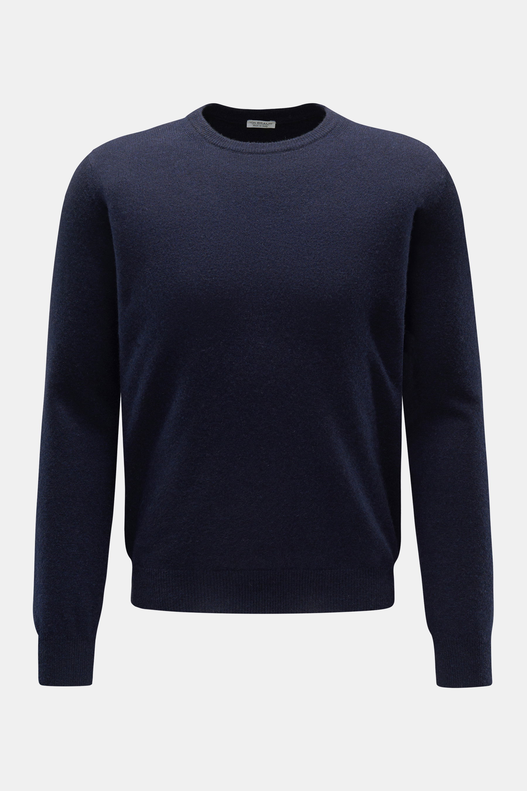 von Braun Cashmere Rundhalspullover navy