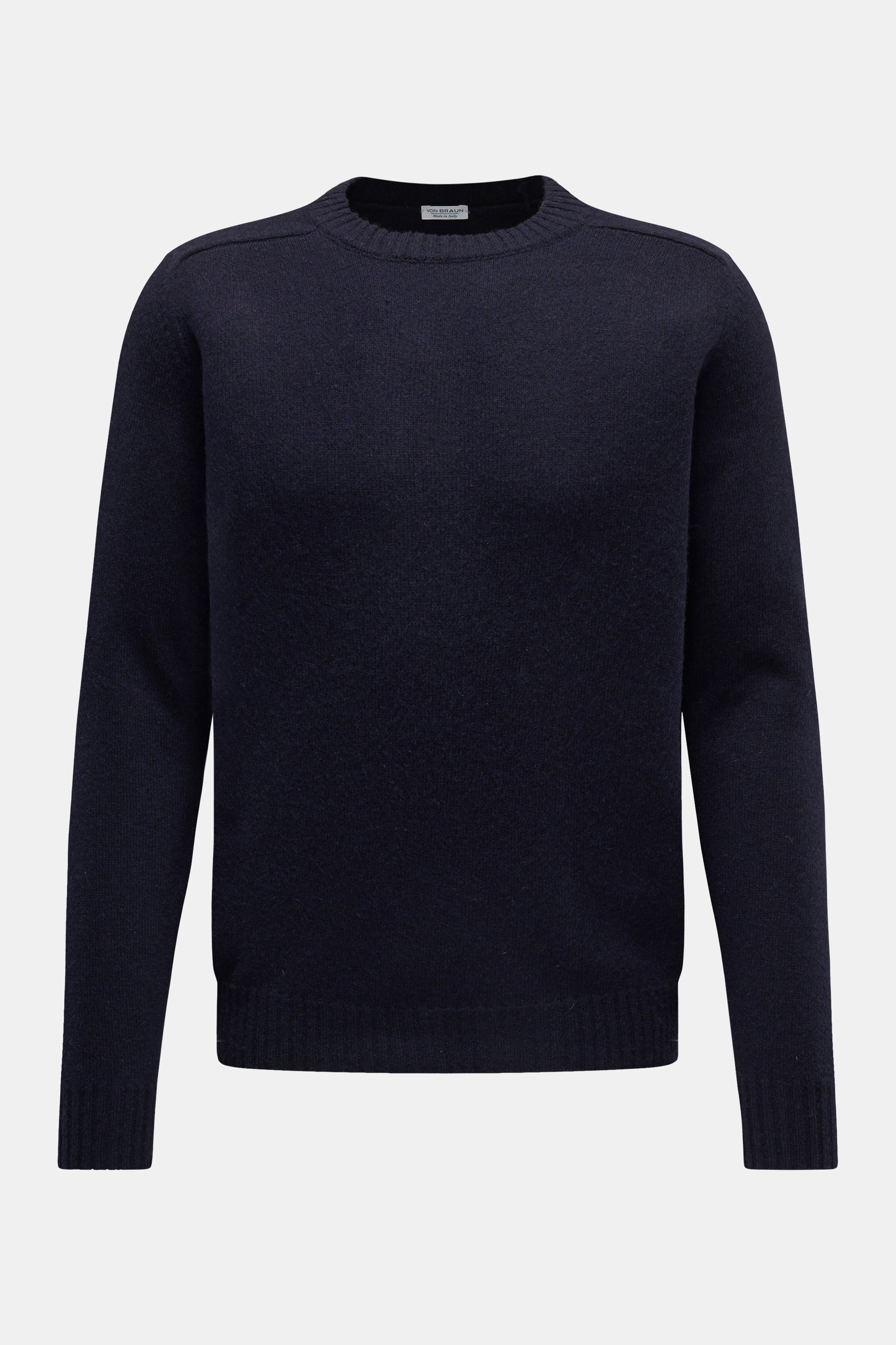 von Braun Cashmere Rundhalspullover dark navy