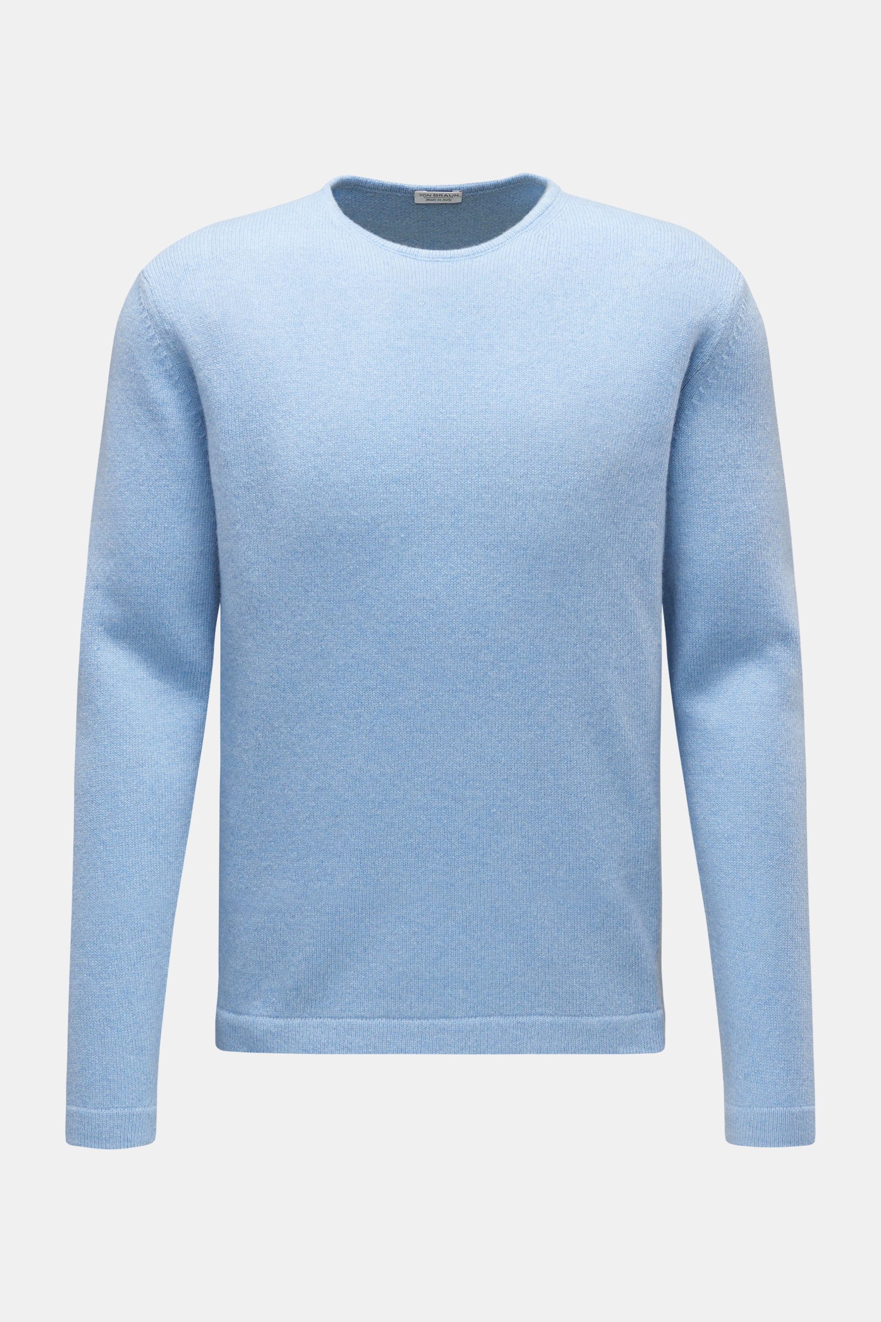 von Braun Cashmere Rundhalspullover hellblau