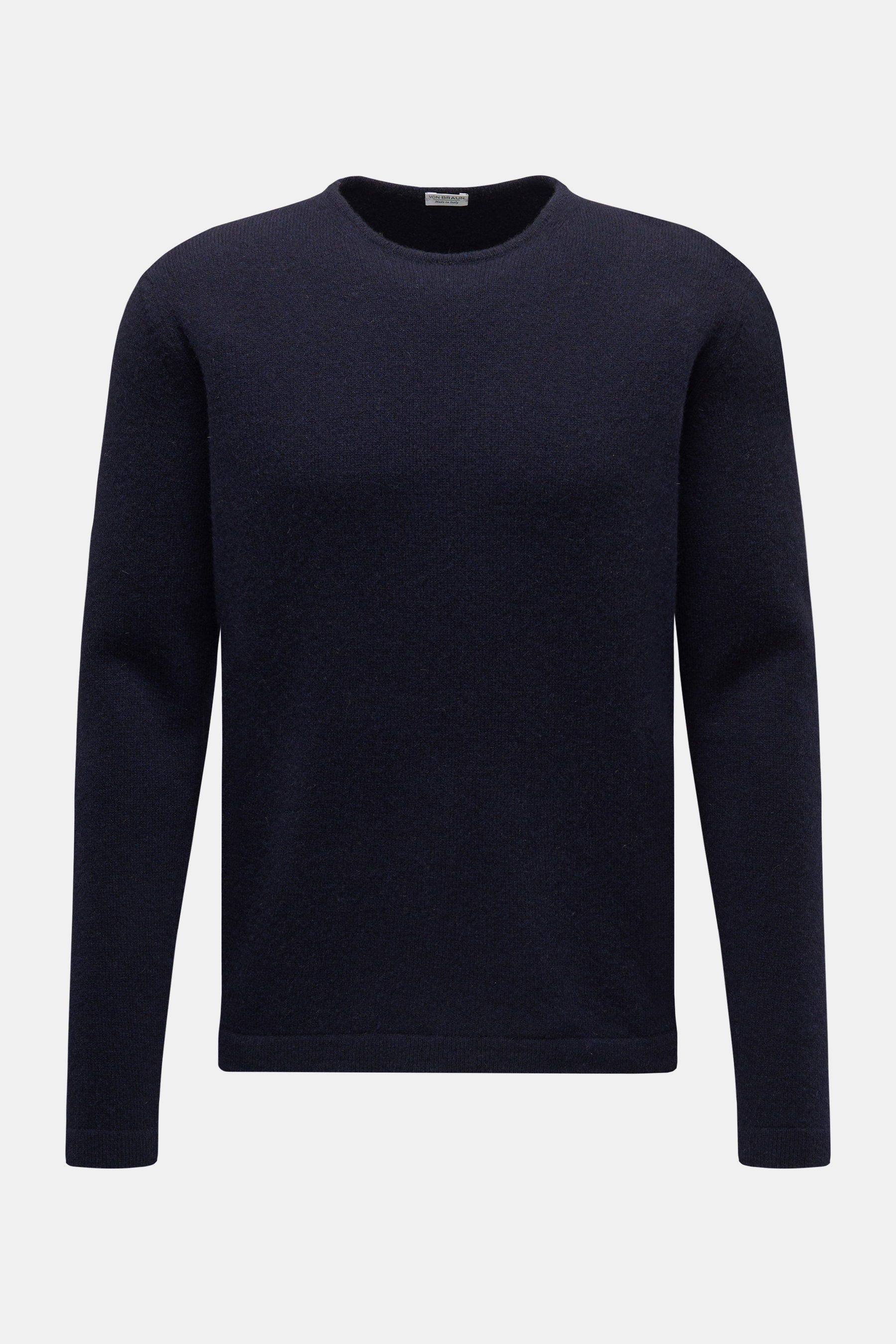 von Braun Cashmere Rundhalspullover navy