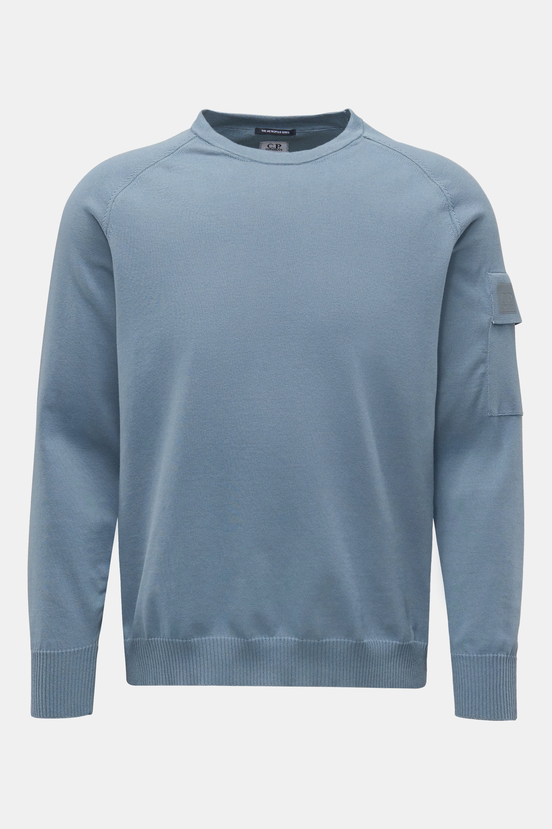 C.P. Company Rundhalspullover graublau