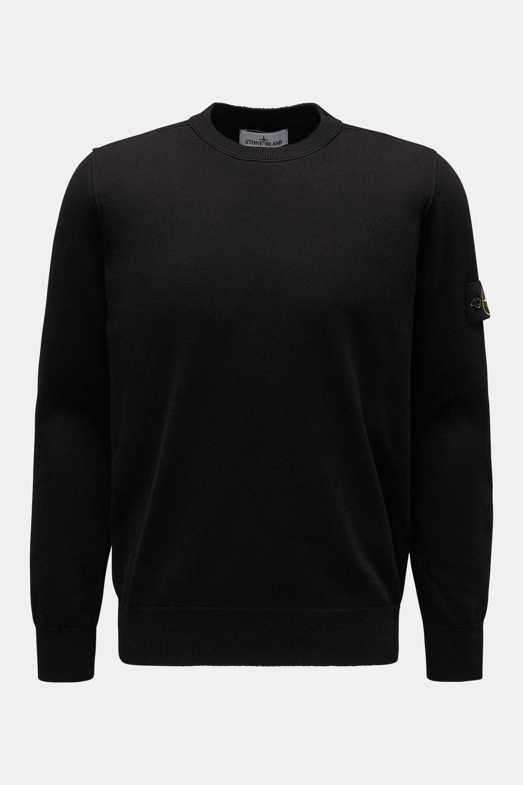 Stone Island Rundhalspullover schwarz