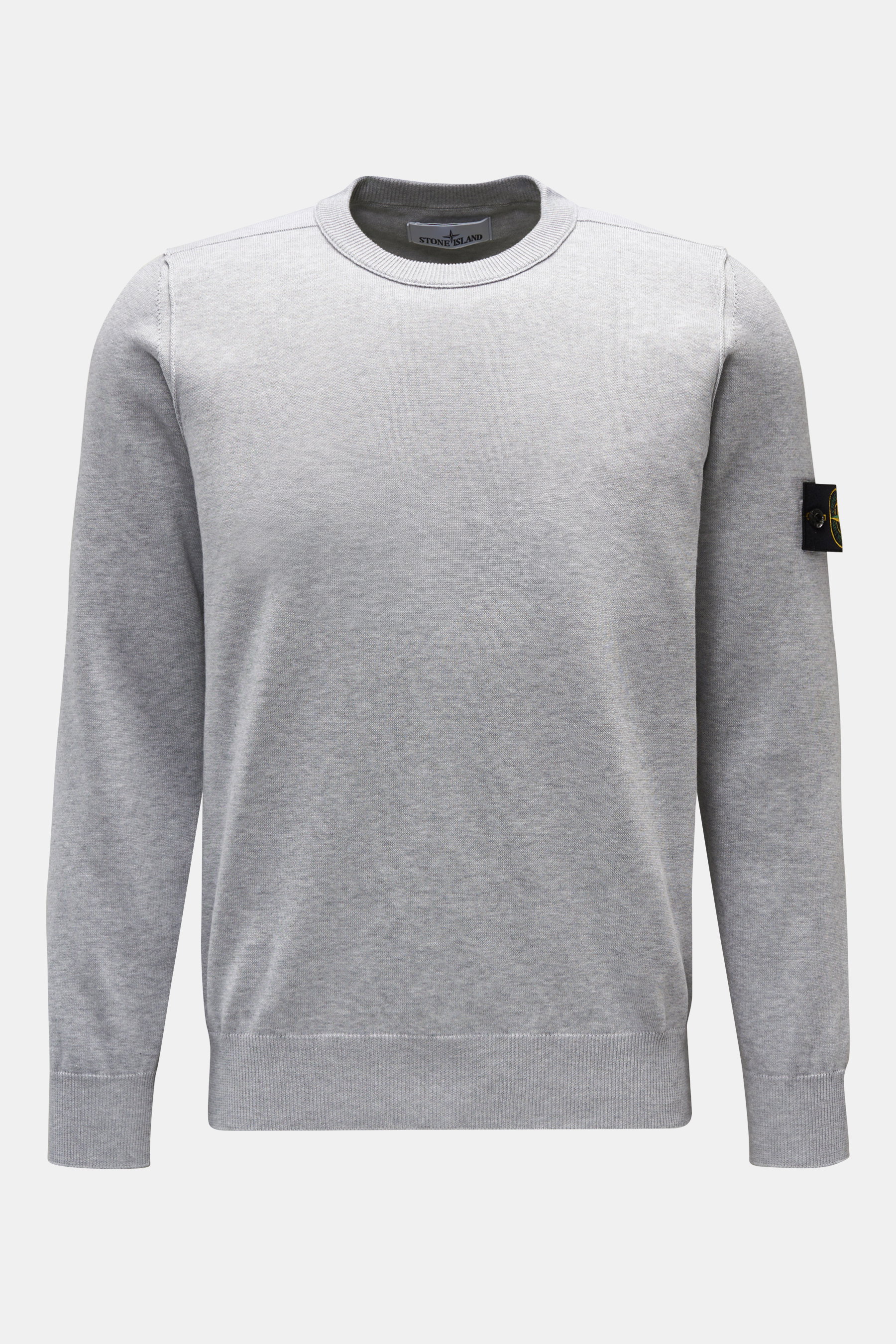 Stone Island Rundhalspullover hellgrau