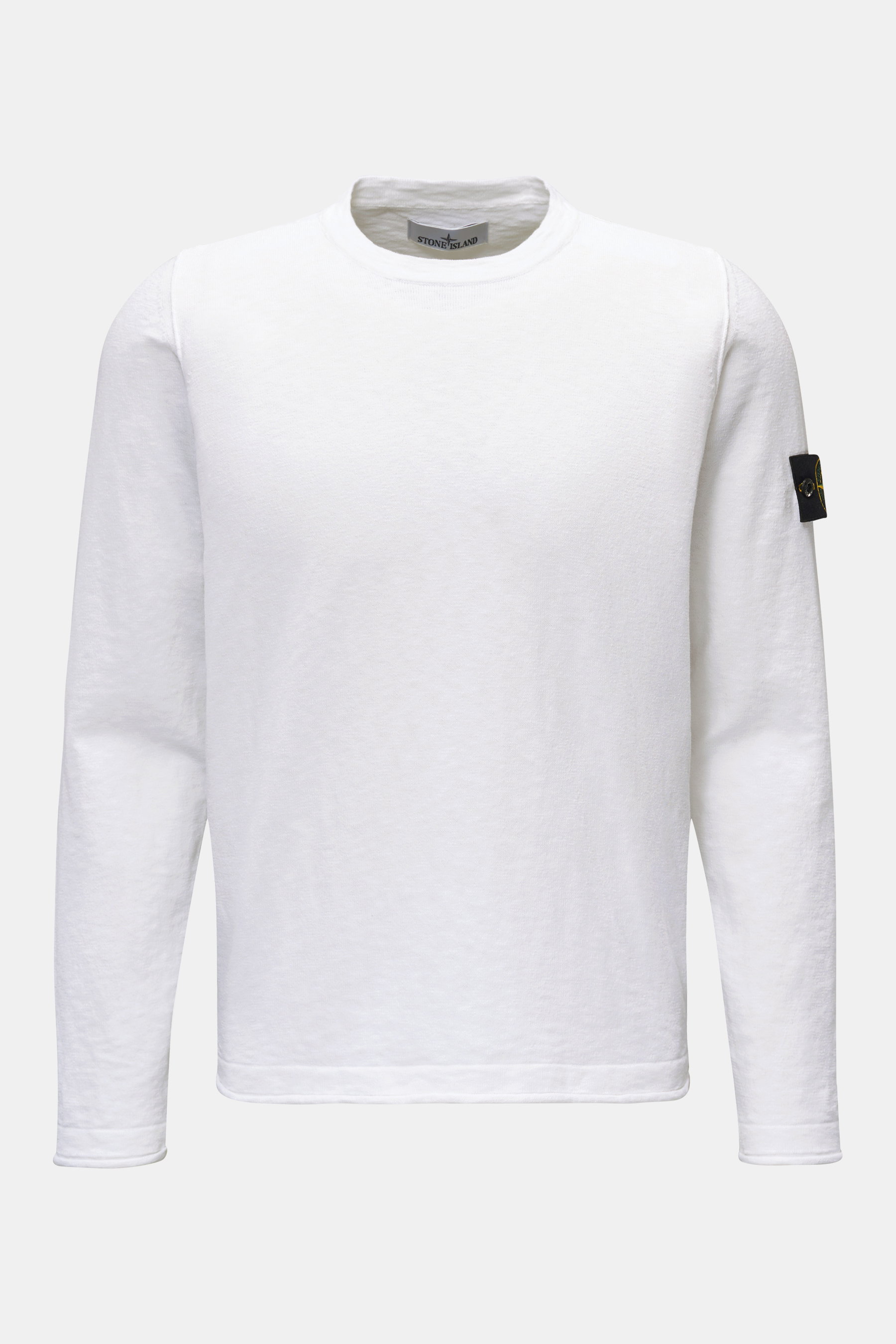 Stone Island Rundhalspullover weiß