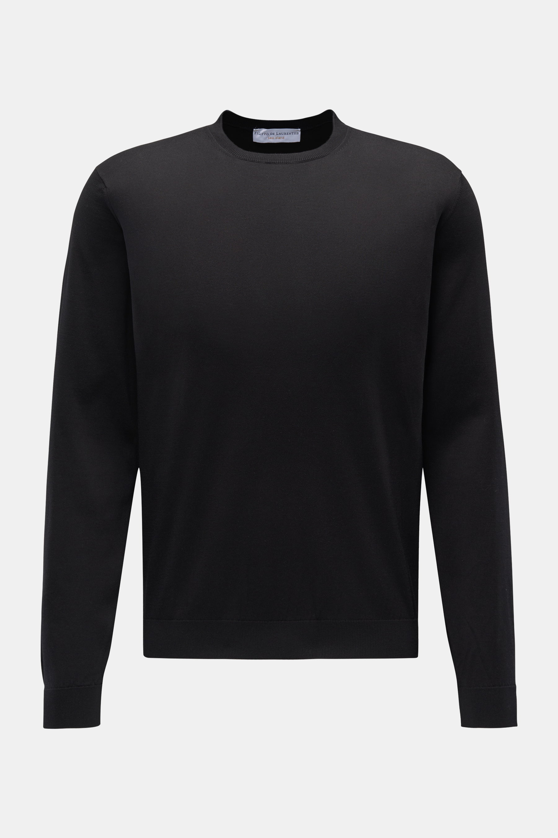 Filippo de Laurentiis Rundhals-Pullover schwarz