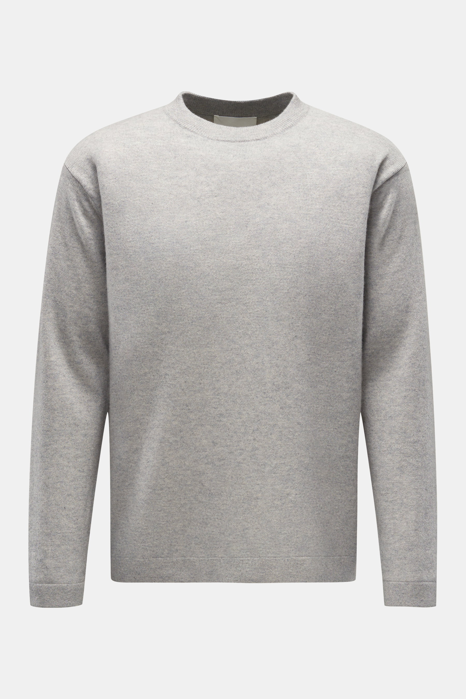Lisa Yang Cashmere Rundhalspullover 'Mason' grau