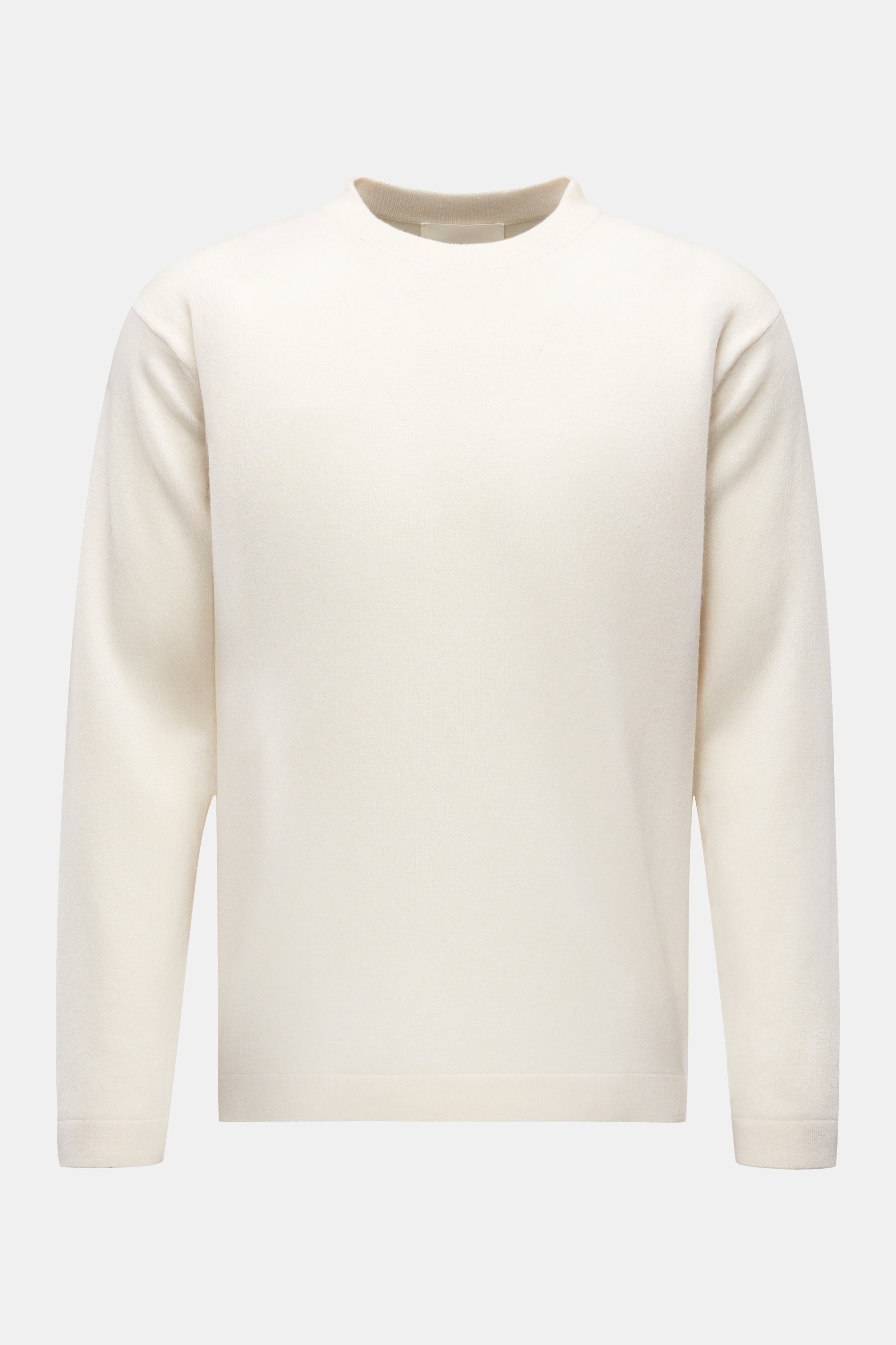 Lisa Yang Cashmere Rundhalspullover 'Mason' creme
