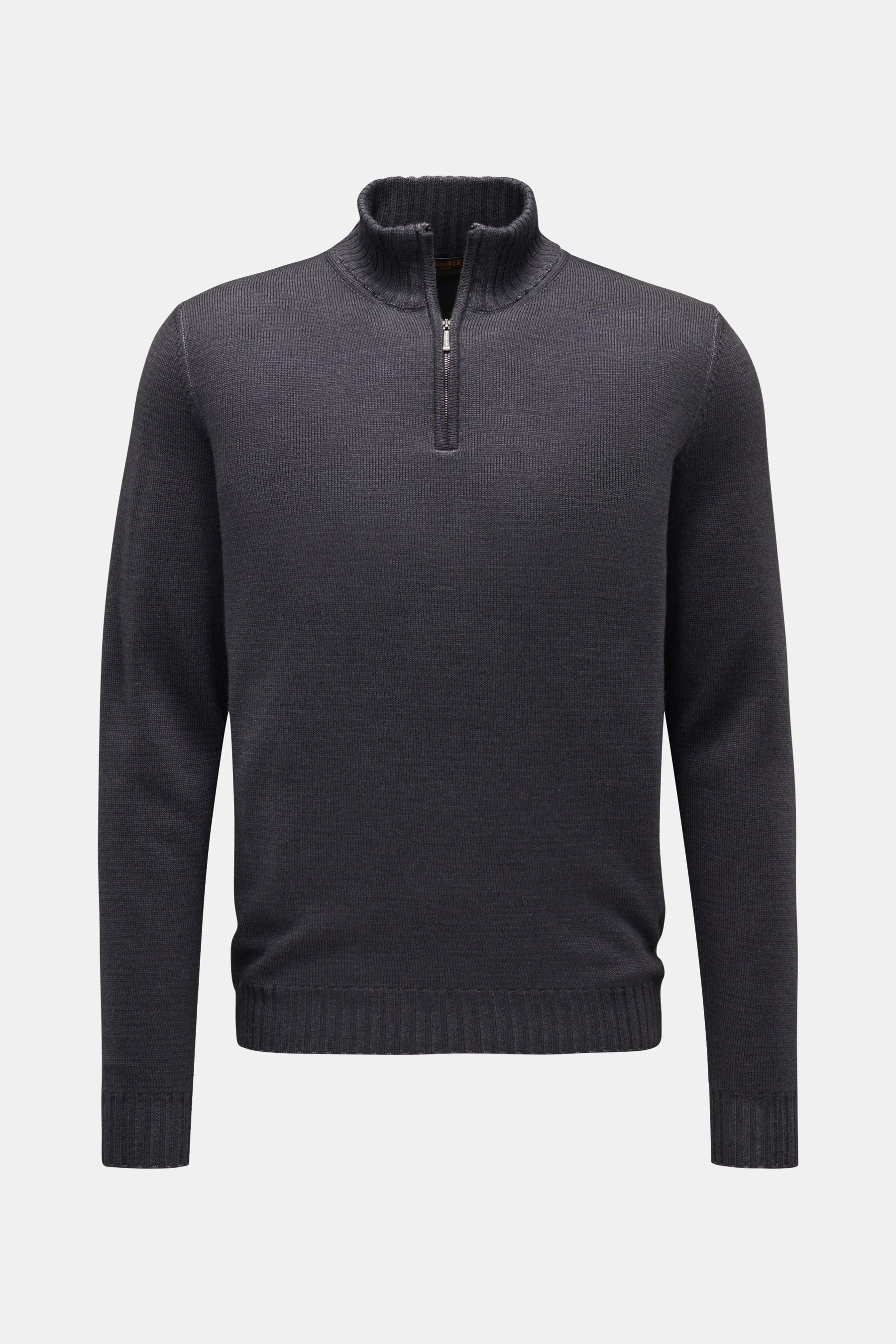 Moorer Half-zip jumper 'Terni' anthracite