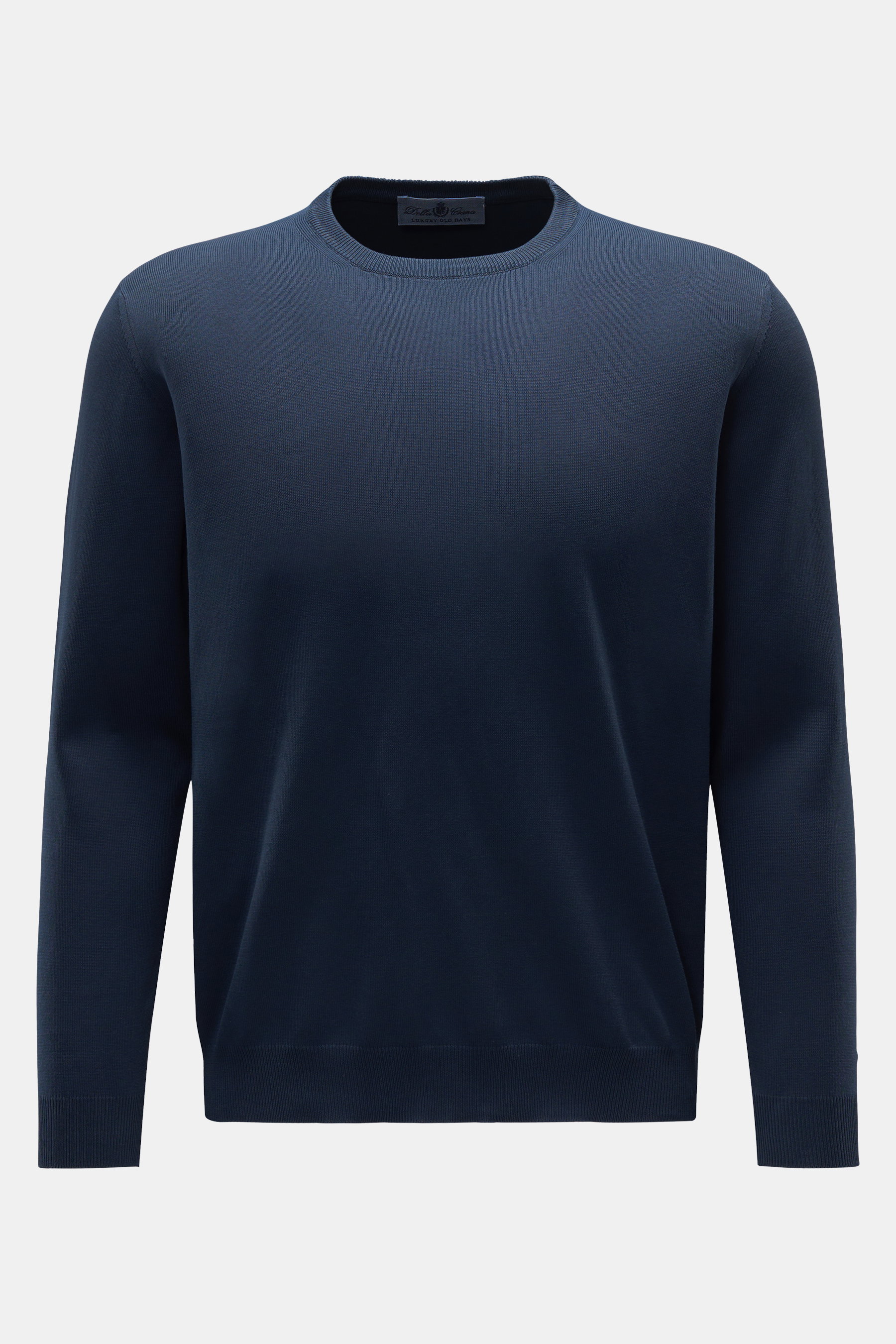 Della Ciana Rundhalspullover navy