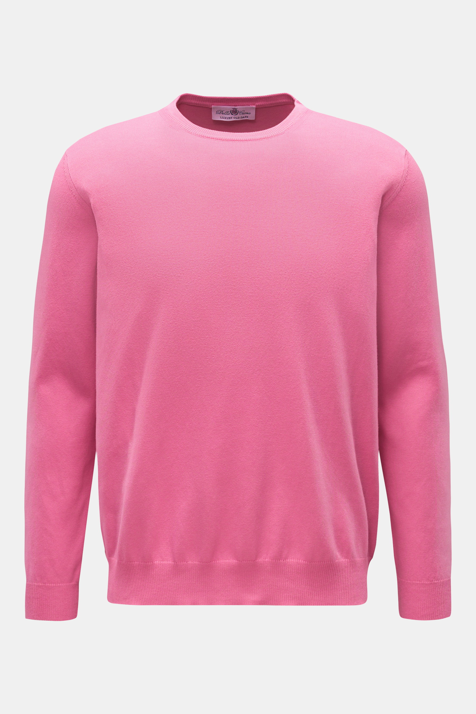 Della Ciana Rundhalspullover rosé