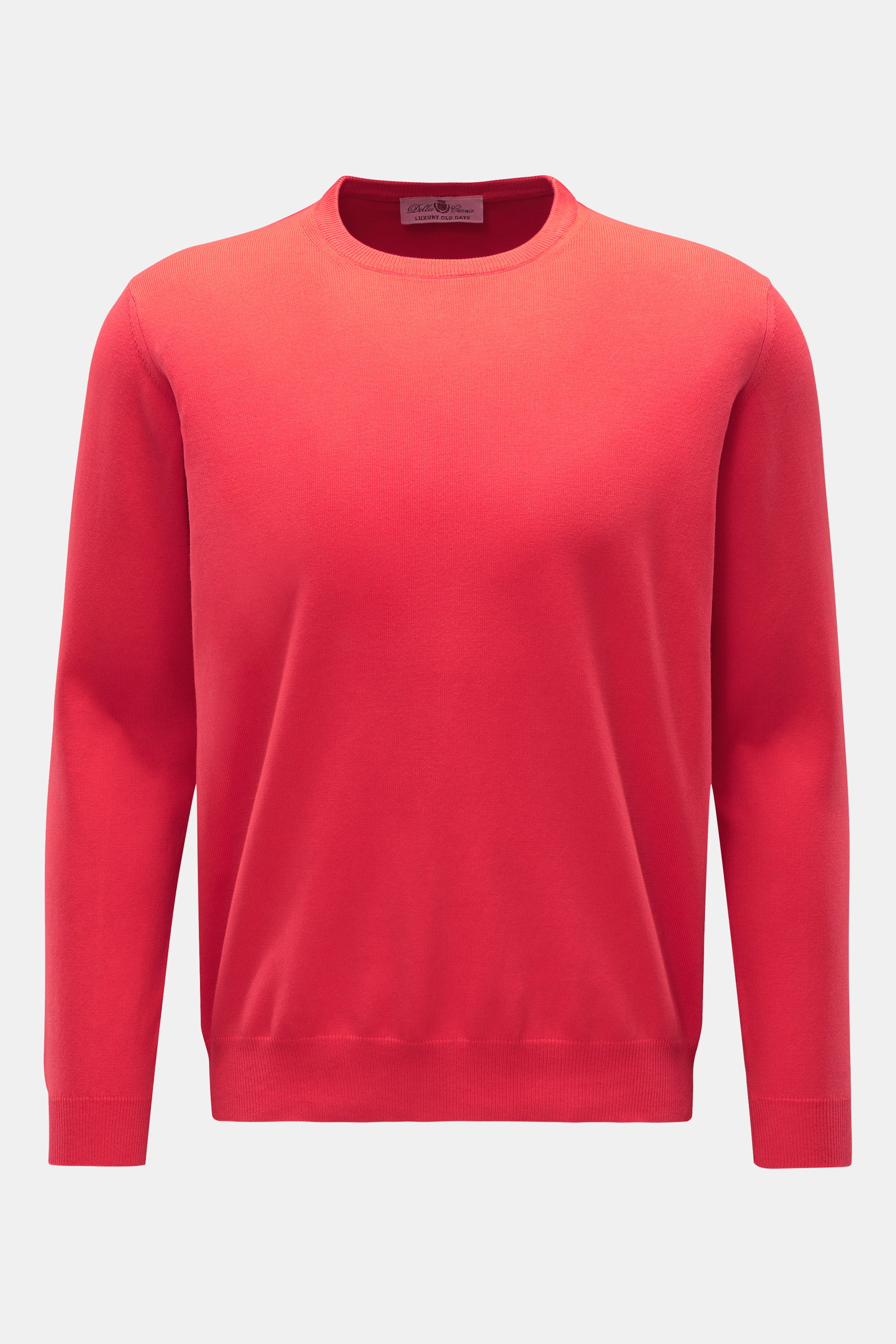 Della Ciana Rundhalspullover orange