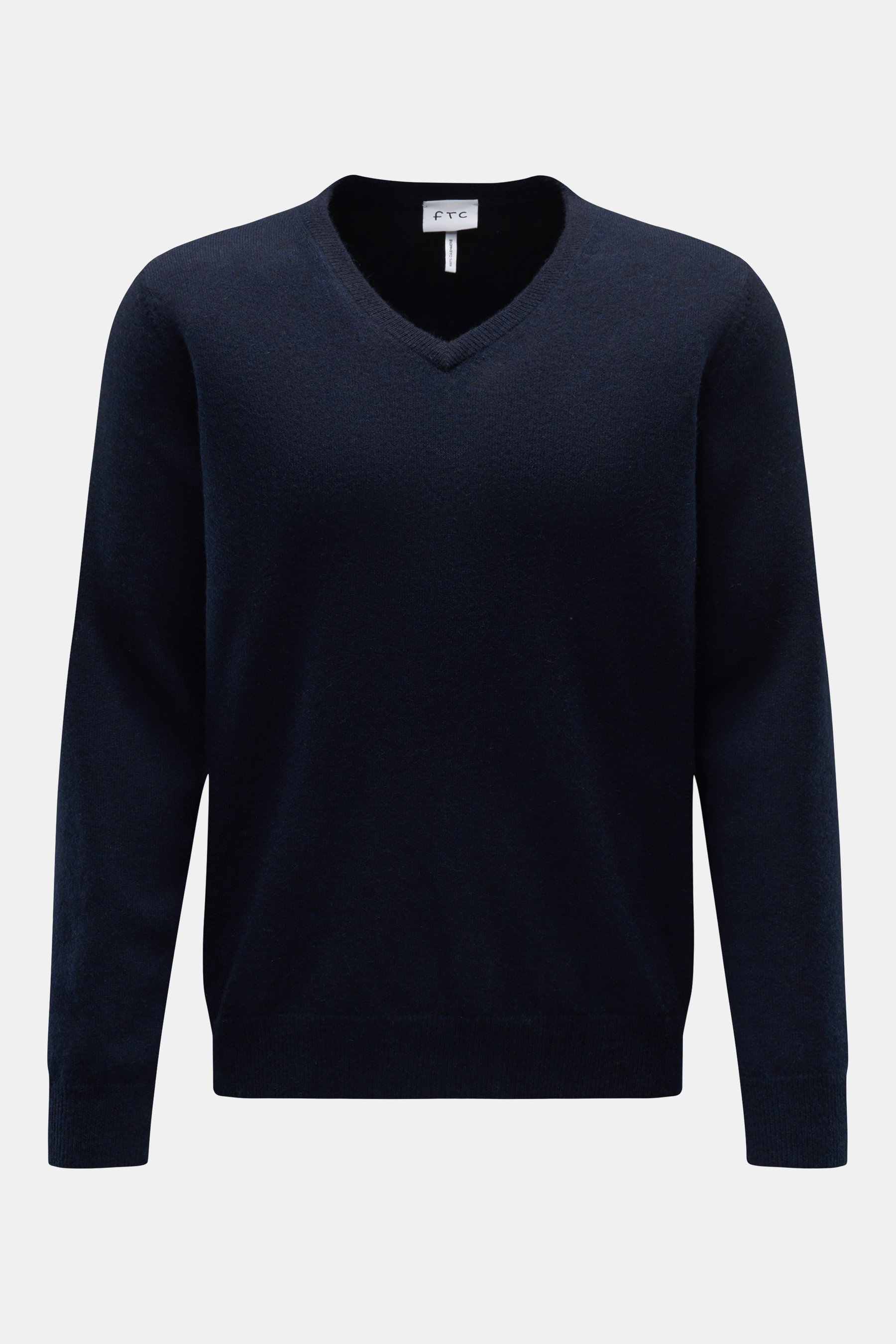 FTC Cashmere V-Neck Pullover navy