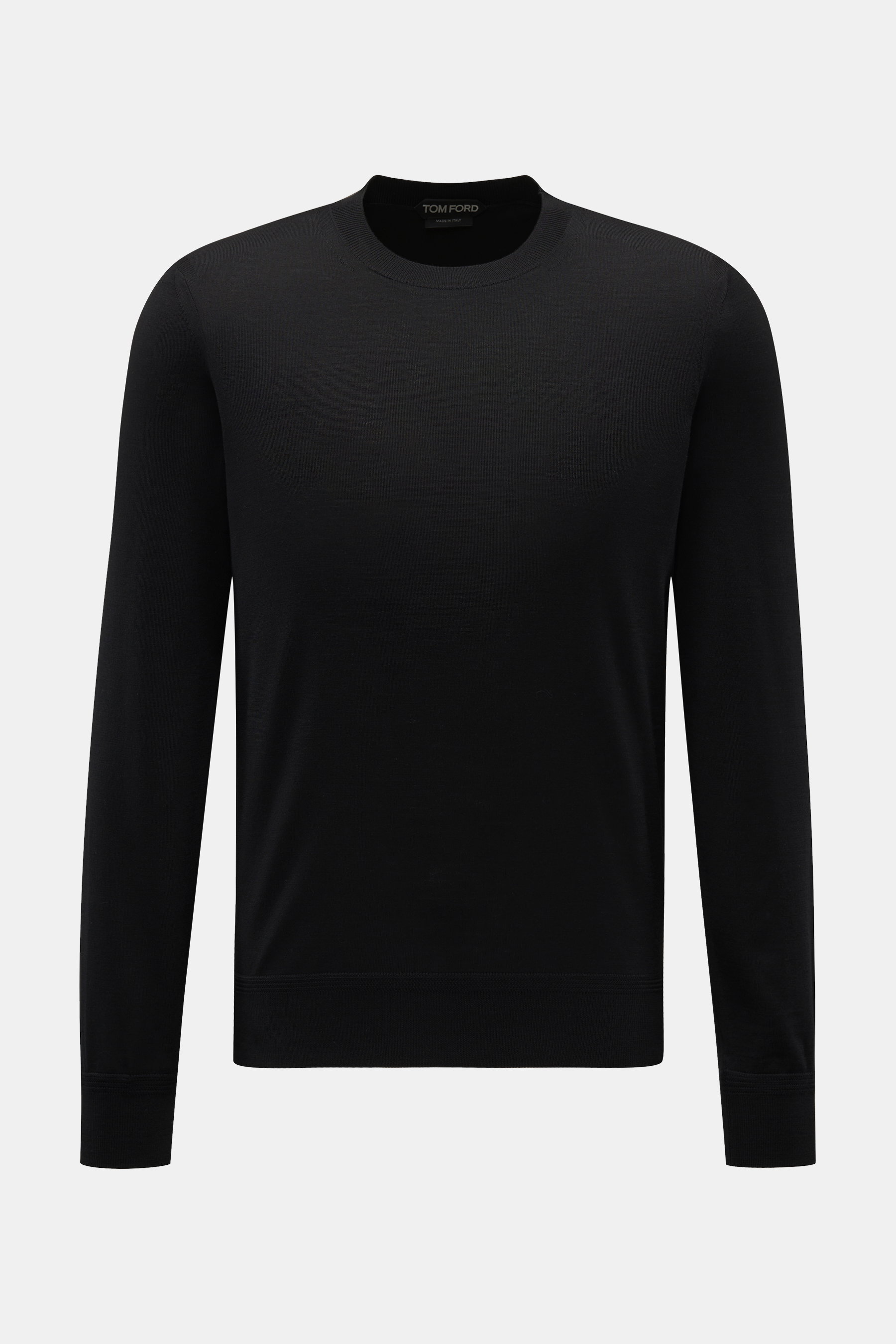 Tom Ford Rundhalspullover schwarz