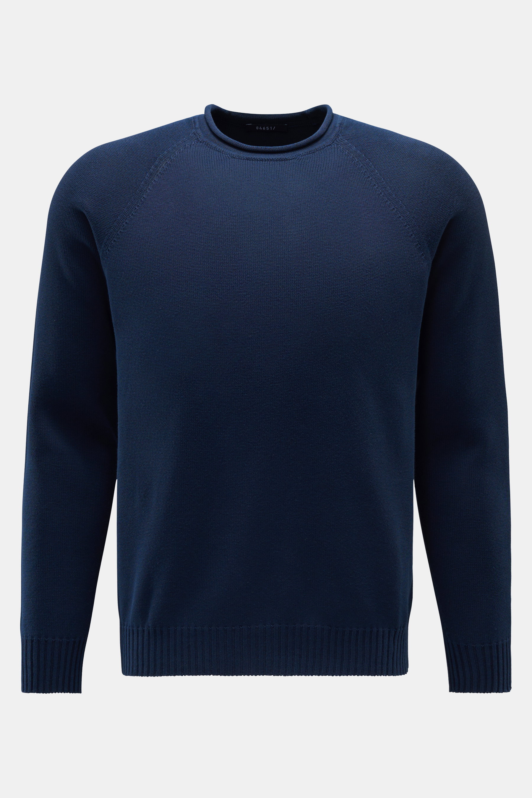 Rundhals-Pullover 'Cotton Crew' navy