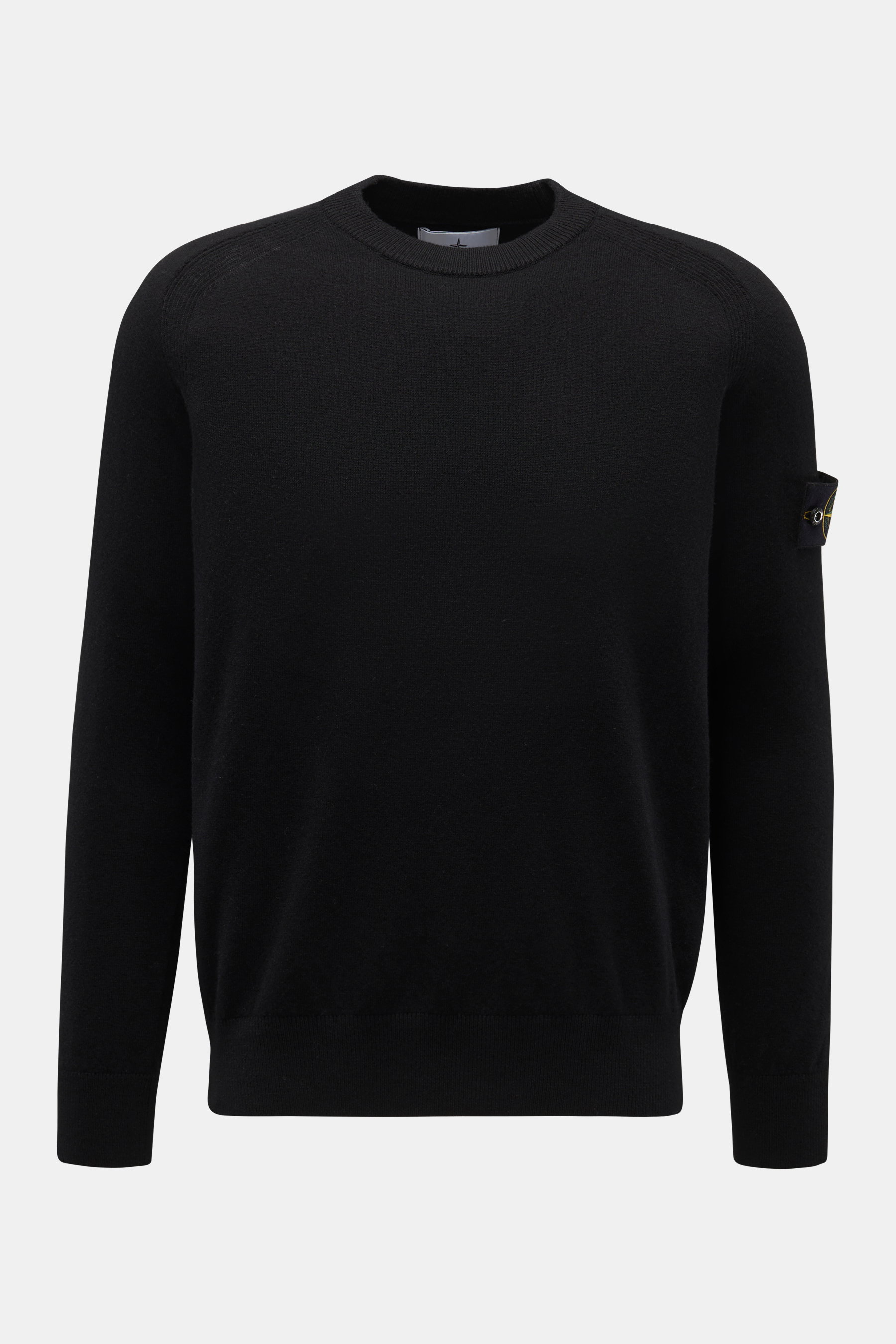 Stone Island Rundhalspullover 'Geelong' schwarz