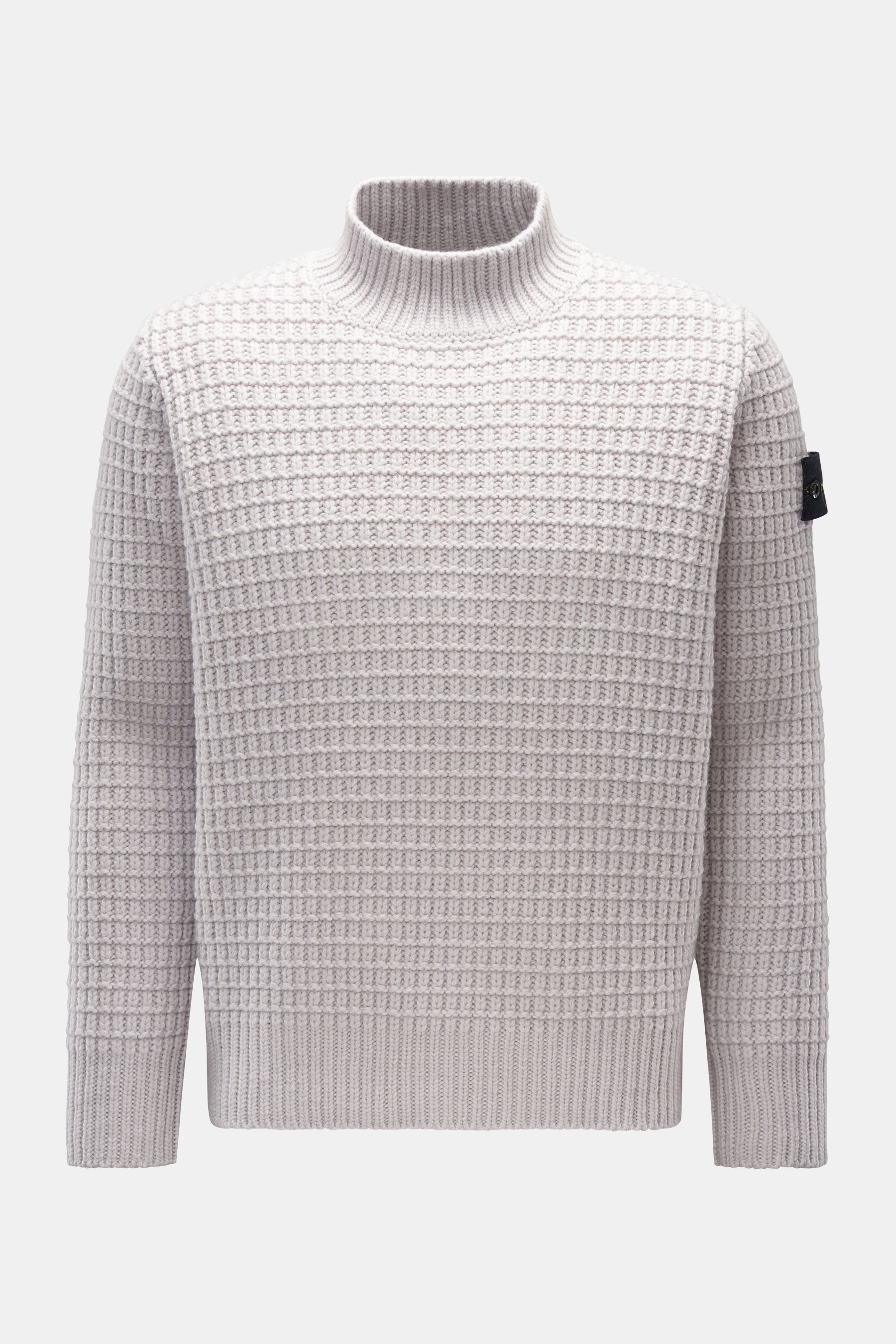 Stone Island Rundhalspullover 'Stitch' hellgrau
