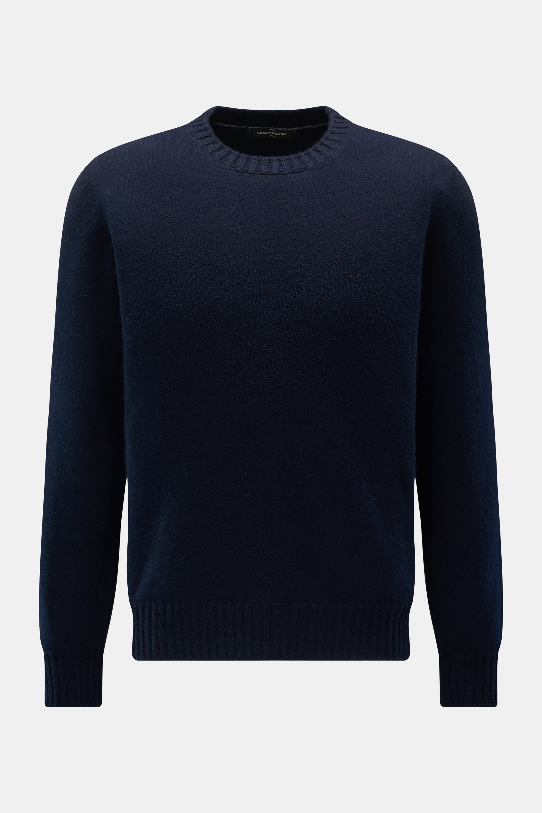 Gran Sasso Cashmere Rundhalspullover navy