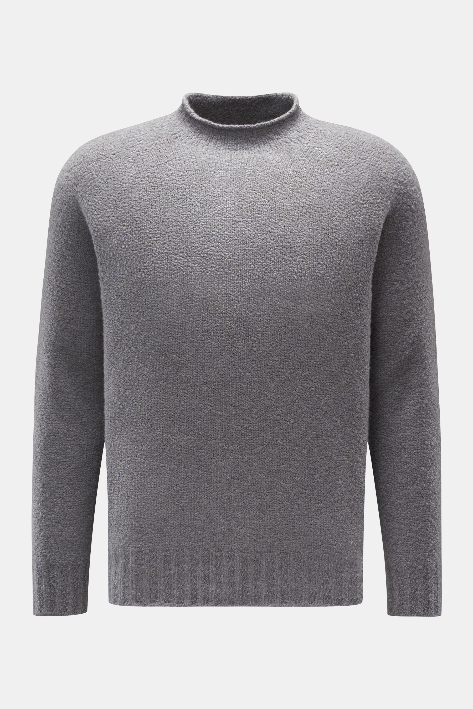 Drumohr Merino Rundhalspullover grau
