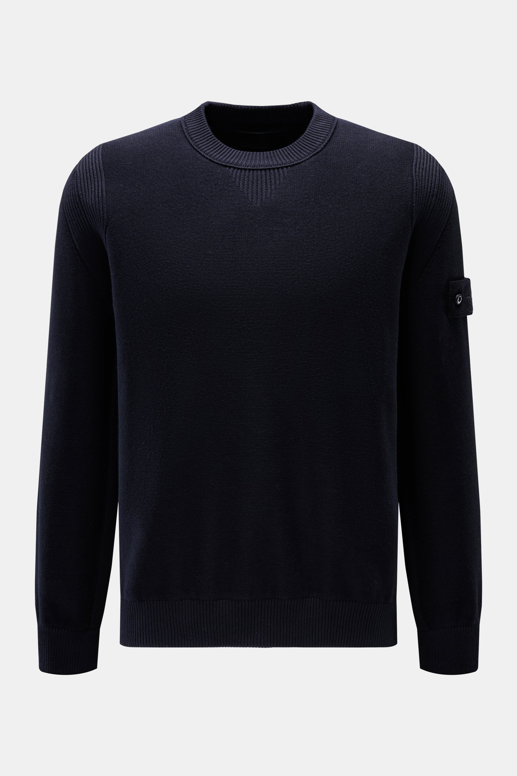 Stone Island Rundhalspullover 'Ghost Piece' navy