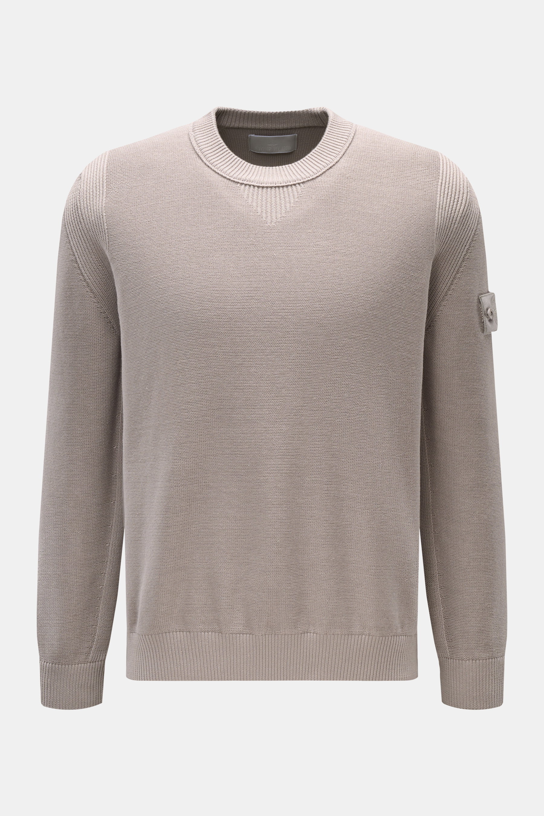 Stone Island Rundhalspullover 'Ghost Piece' grau