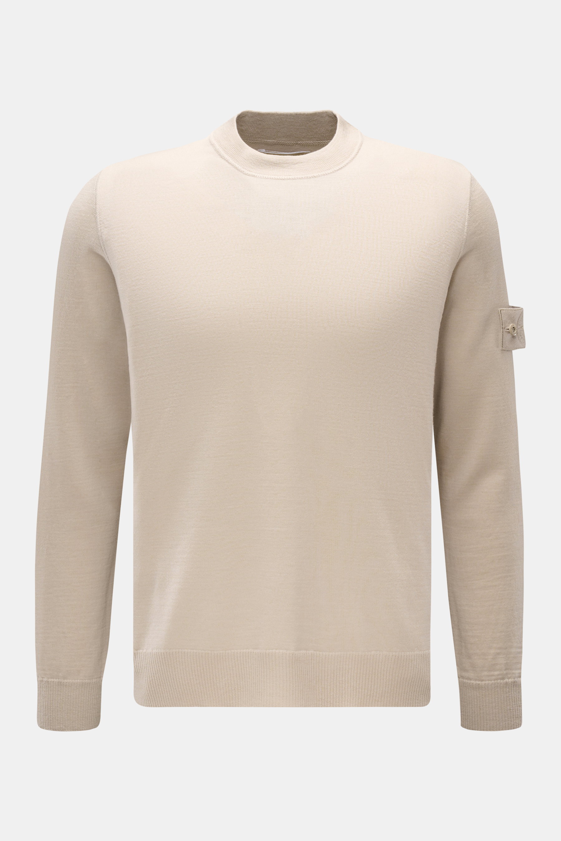 Stone Island Rundhalspullover 'Ghost Piece' beige