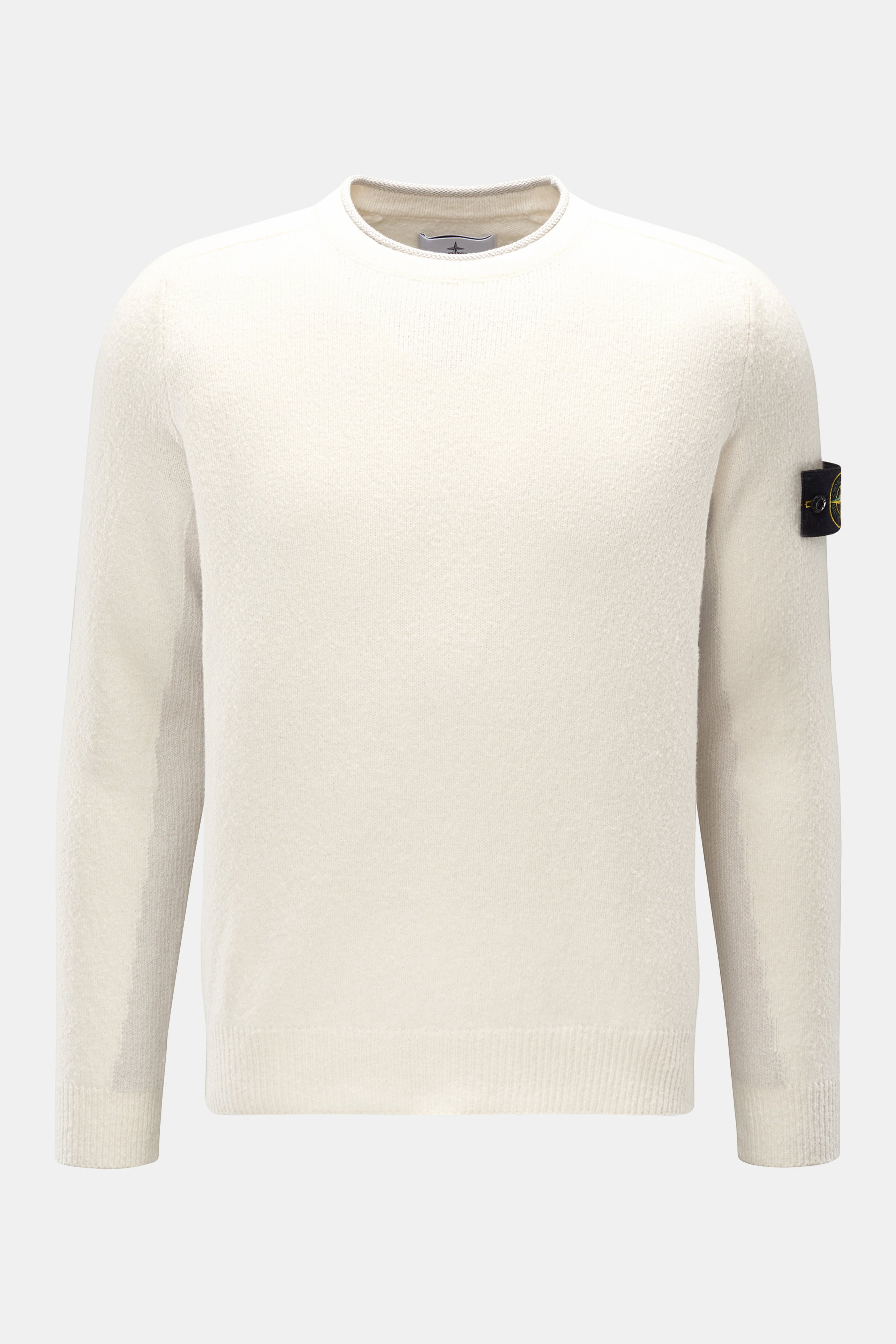Stone Island Rundhalspullover creme