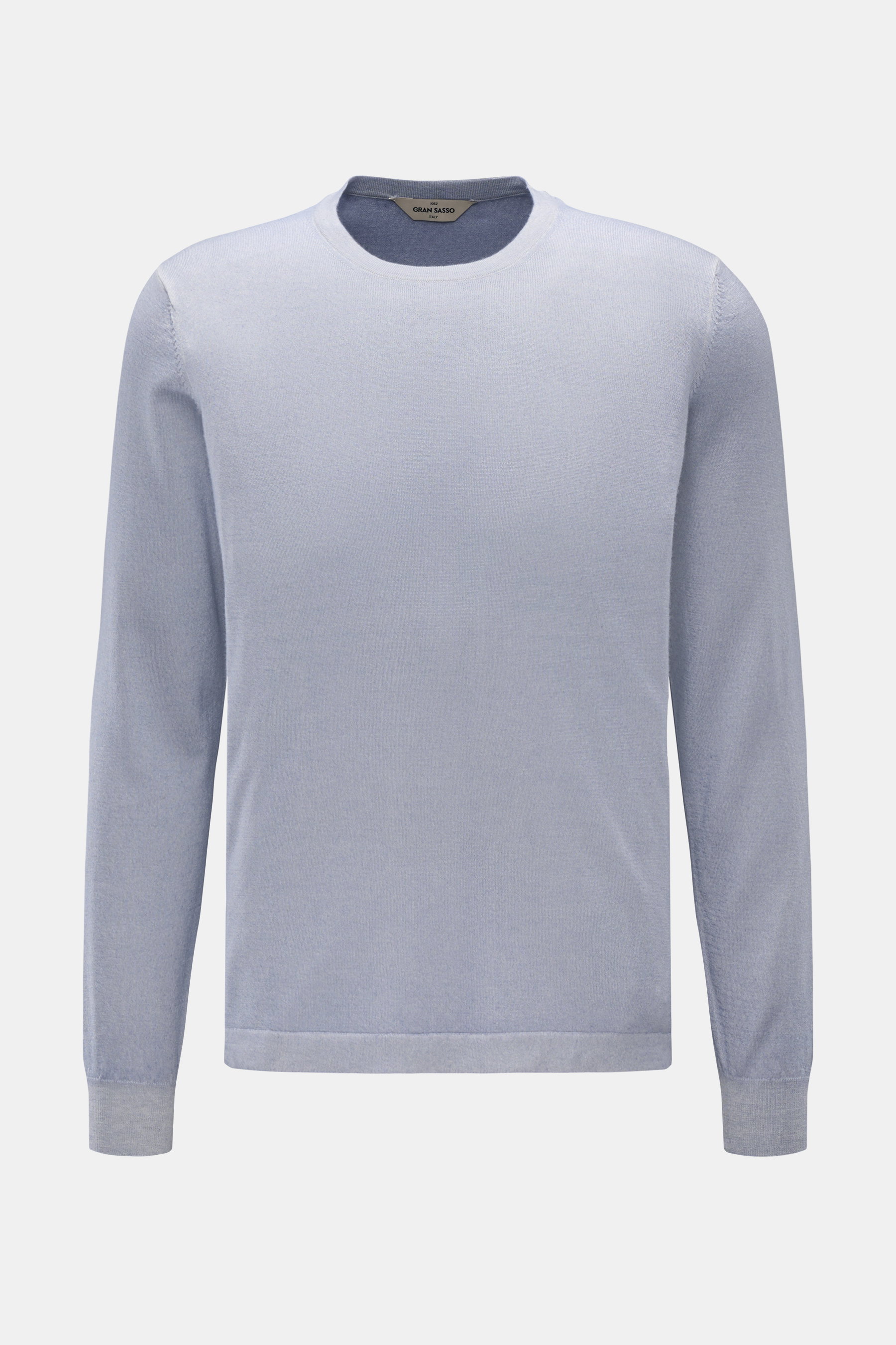 Gran Sasso Cashmere Rundhalspullover graublau