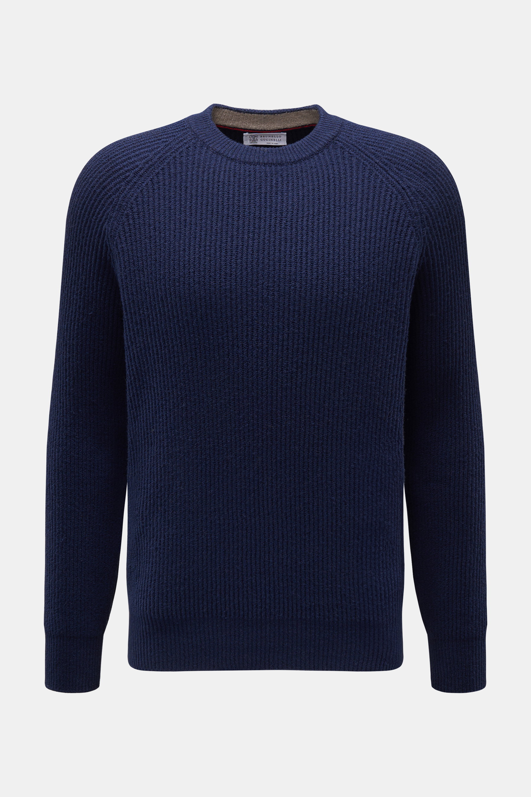 Brunello Cucinelli Rundhalspullover navy