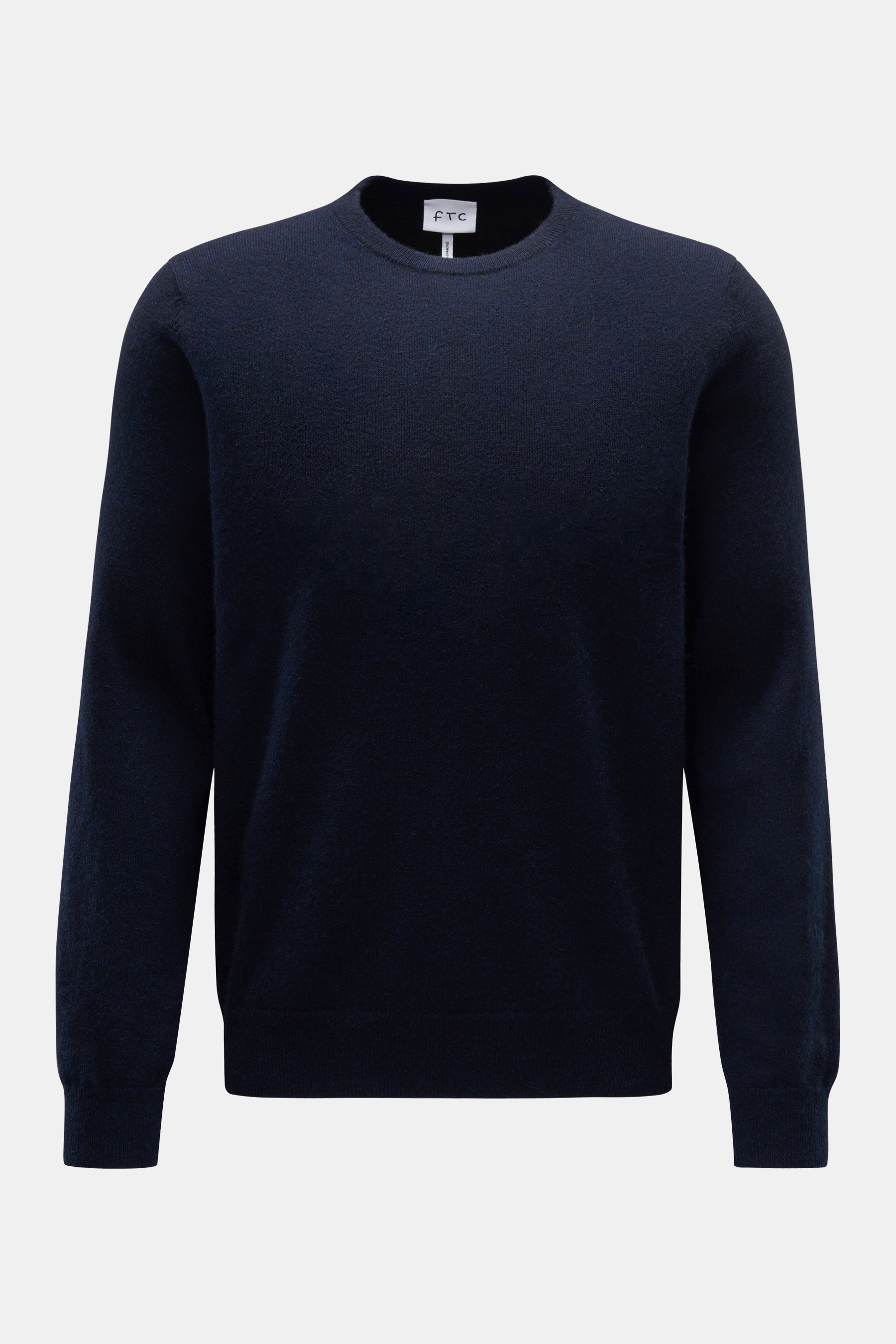 FTC Cashmere Rundhalspullover navy