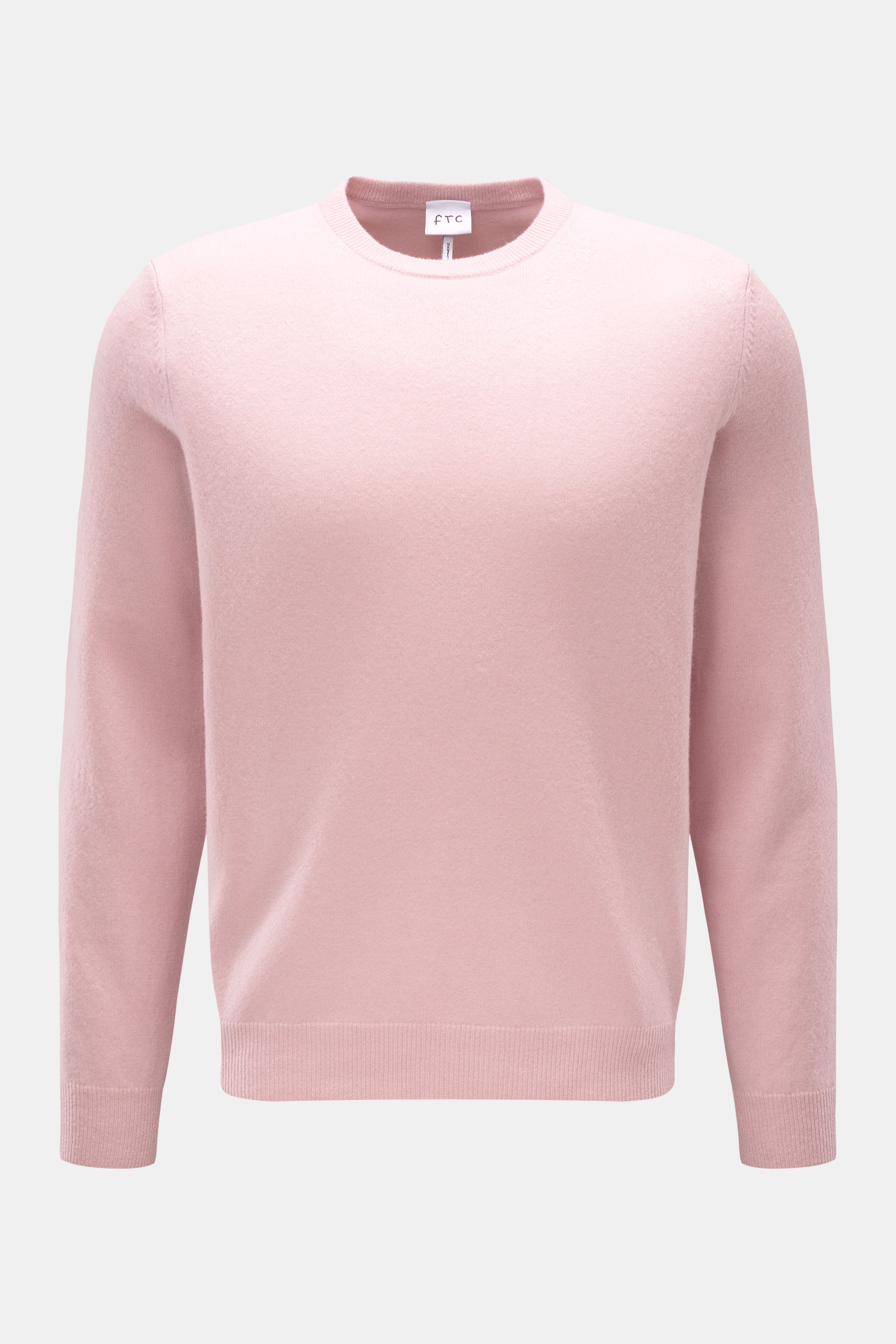 FTC Cashmere Rundhalspullover rosé