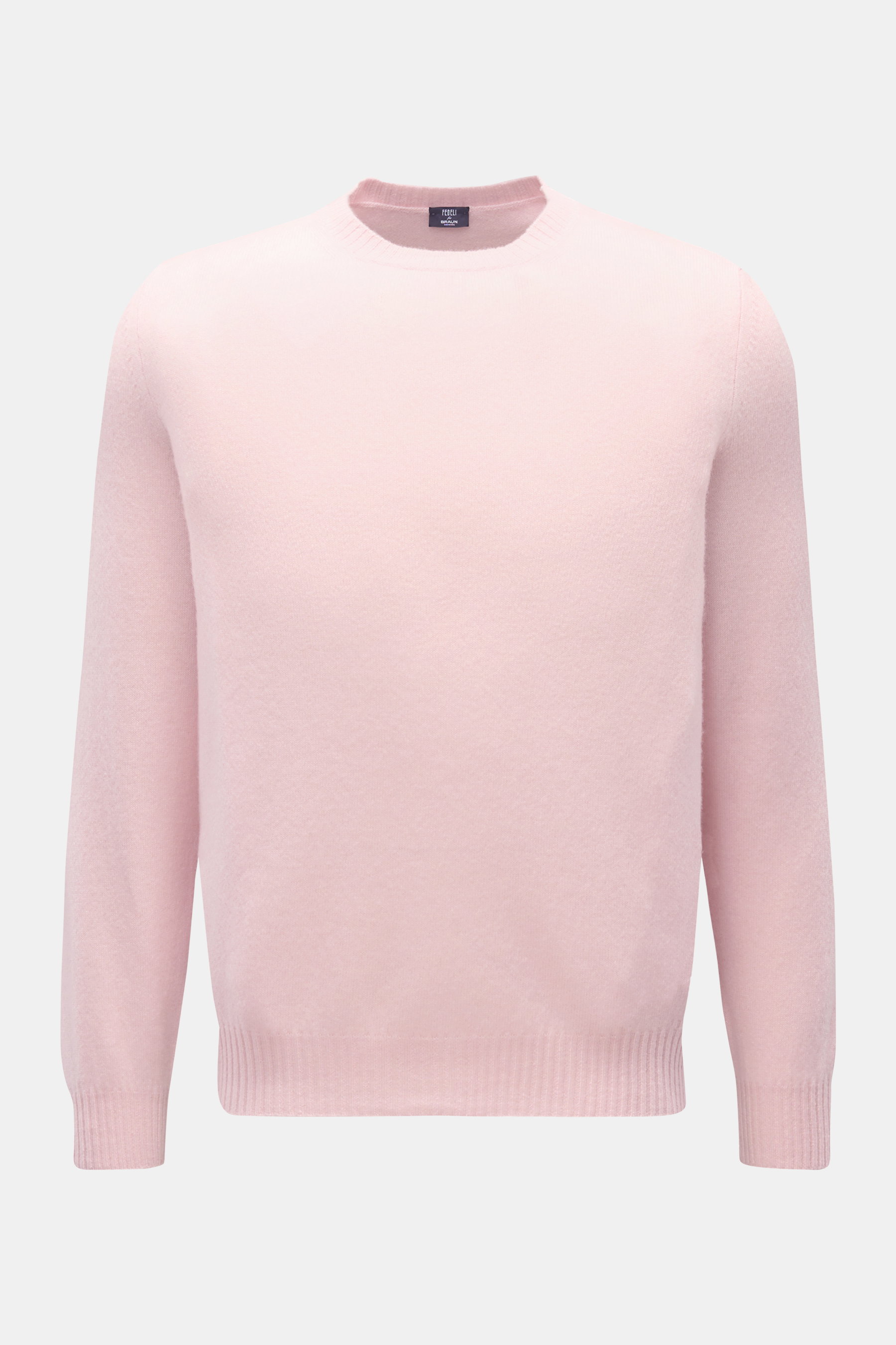 Fedeli Cashmere Rundhalspullover 'Argentina' rosé