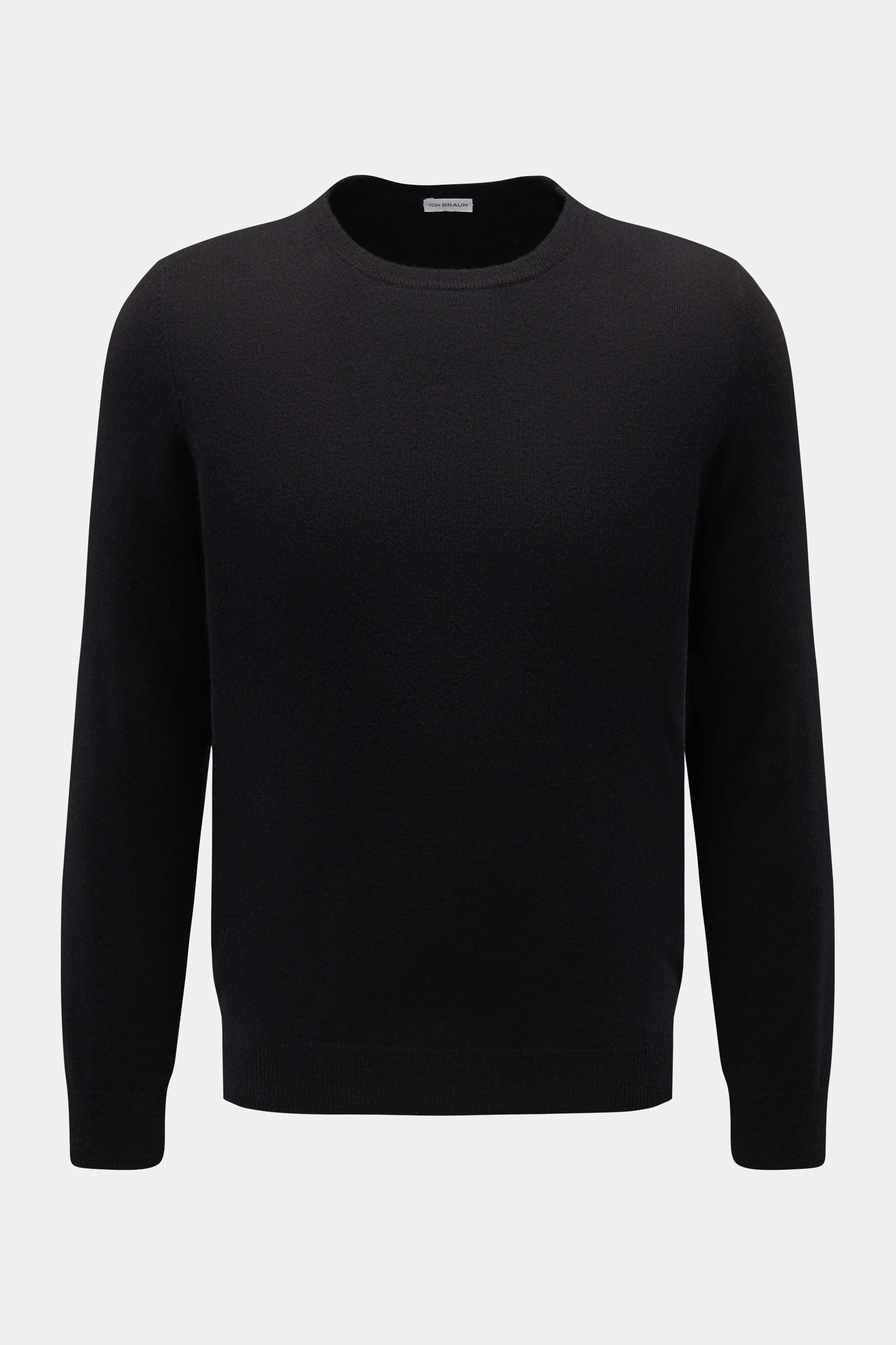 von Braun Cashmere Rundhalspullover schwarz